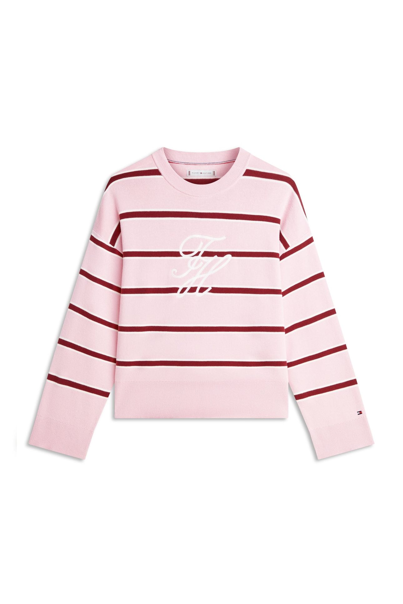FULL NEEDLE GRAPHIC PINK/IVORY/LIBERTY RED 4