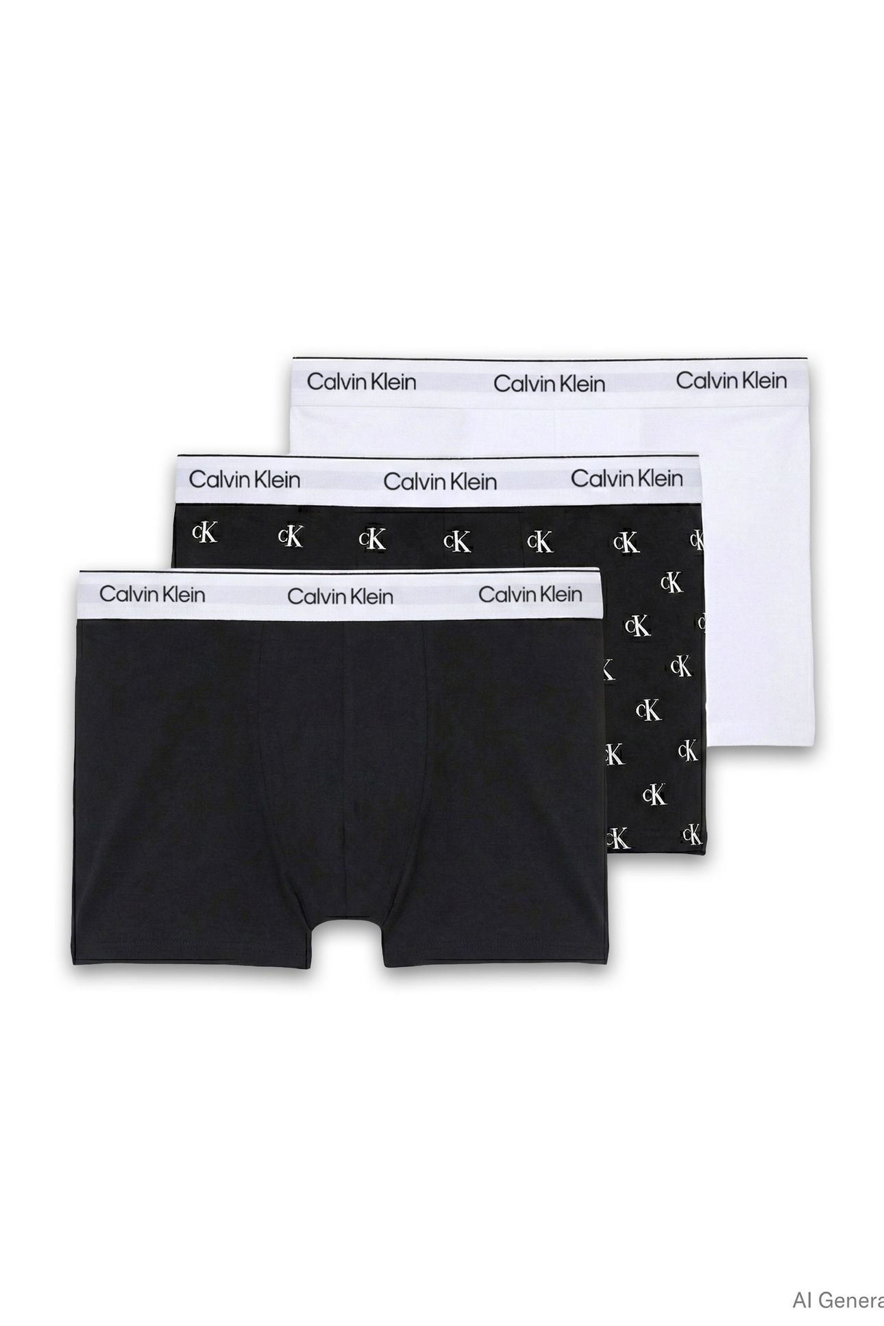 RELAXED FIT TRUNK 3-PACK BLACK/DIAMOND BLACK/CLASSIC WHITE 1