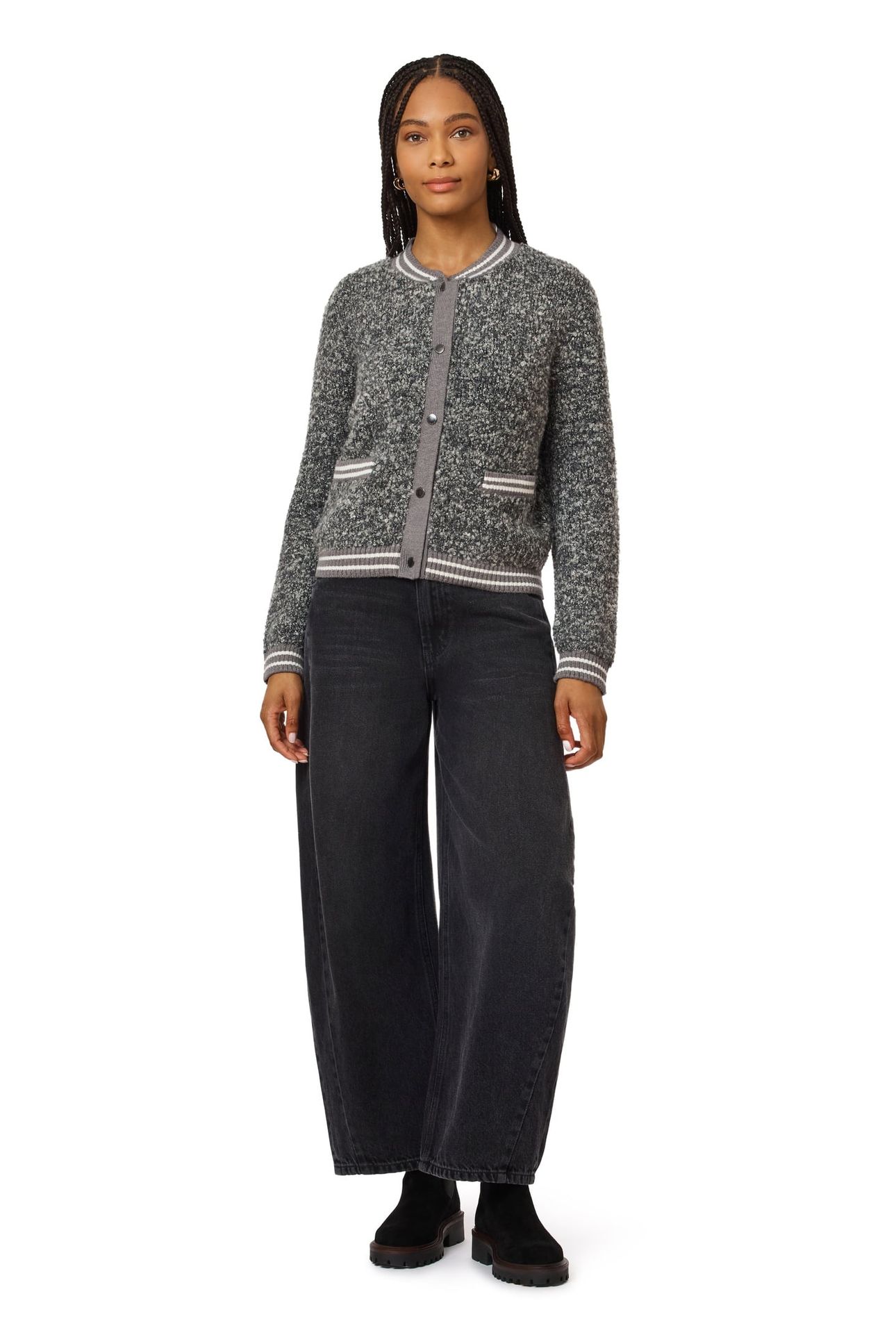 BOUCLE BOMBER JACKET THUNDERSTORM 3