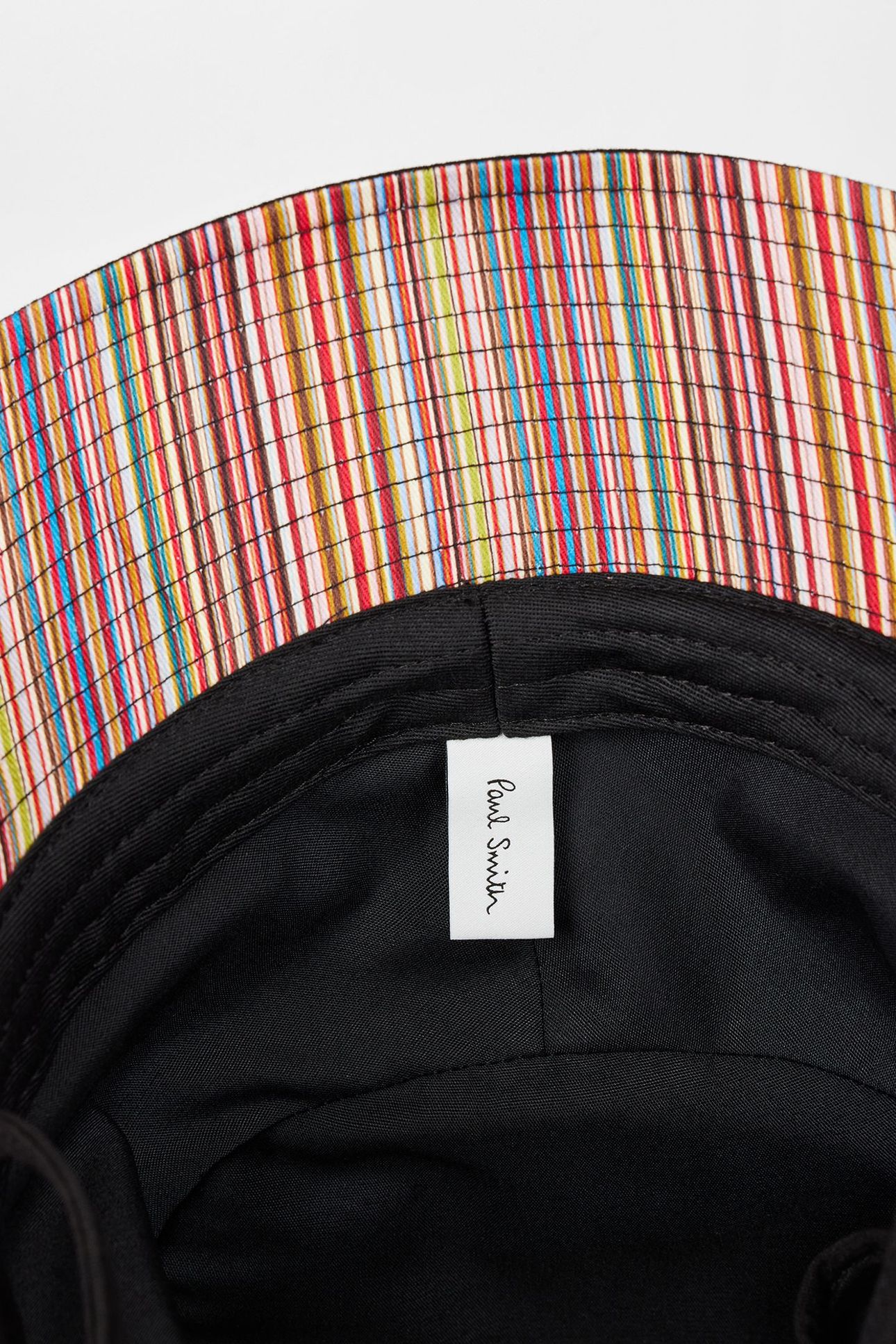 MEN HAT BUCKET SUN CORD BLACK 6