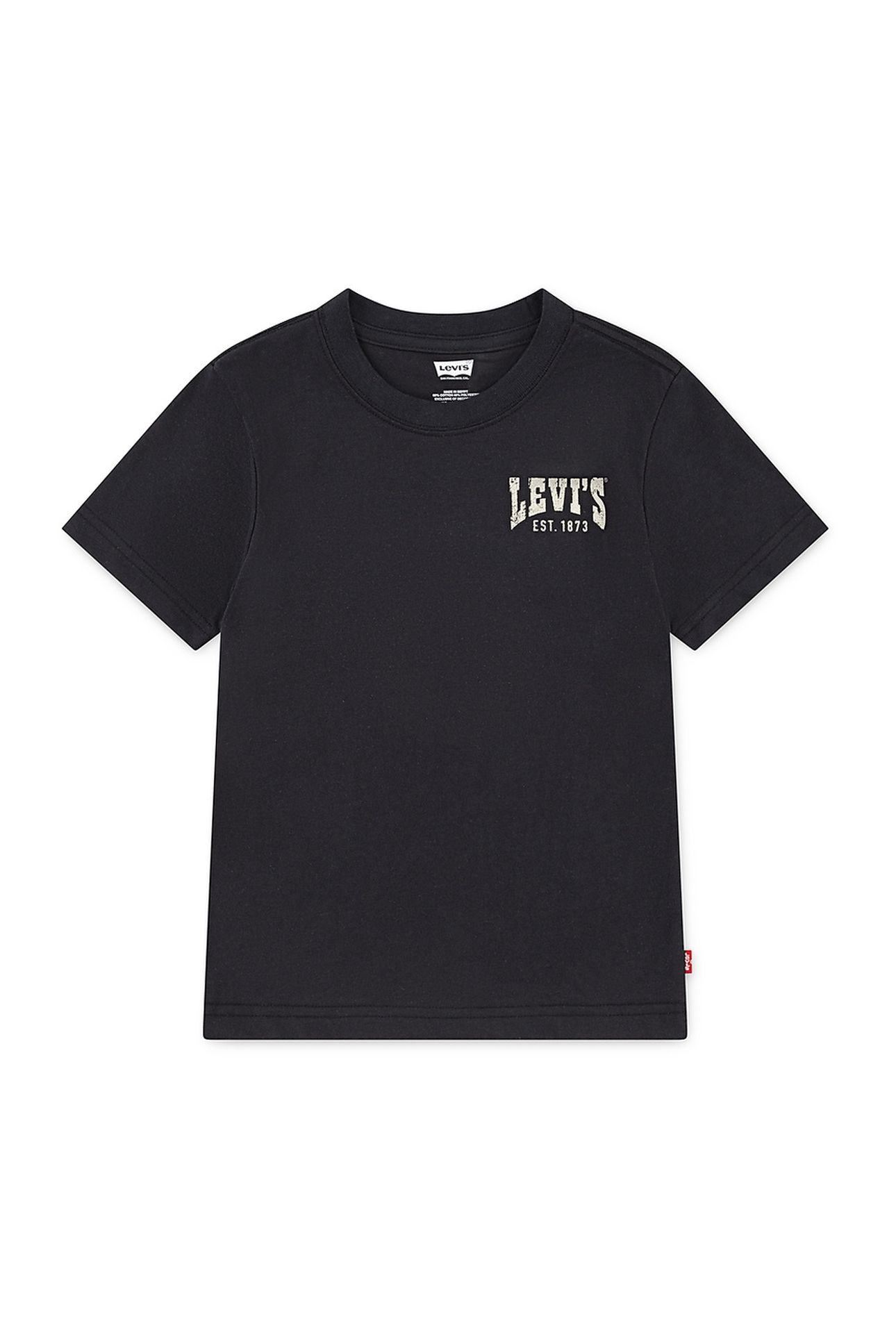 BOYS VALLEY VIEW TEE JET BLACK 1