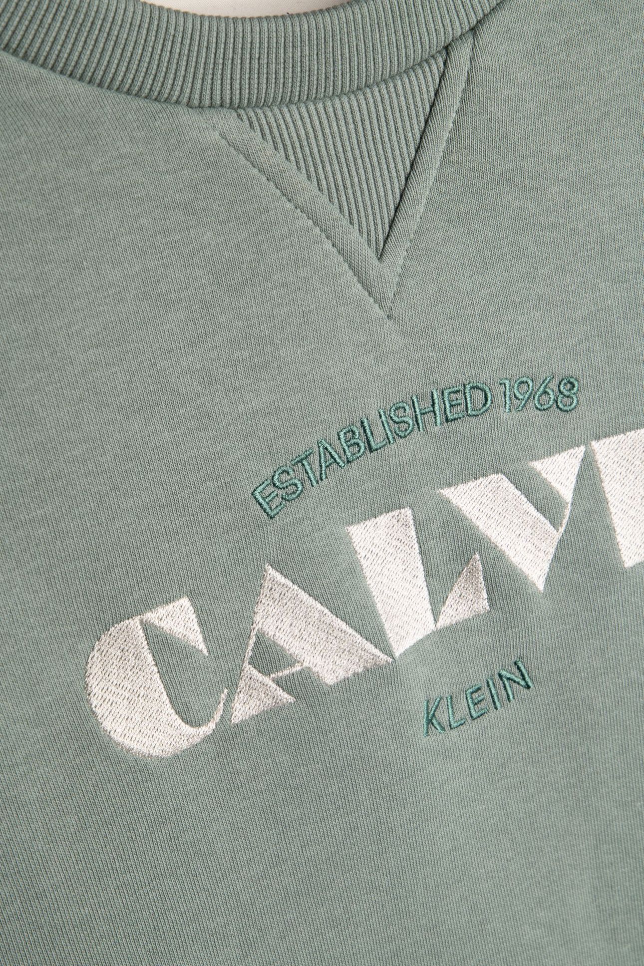 GIRLS TERRY CREWNECK CHINOIS GREEN 4