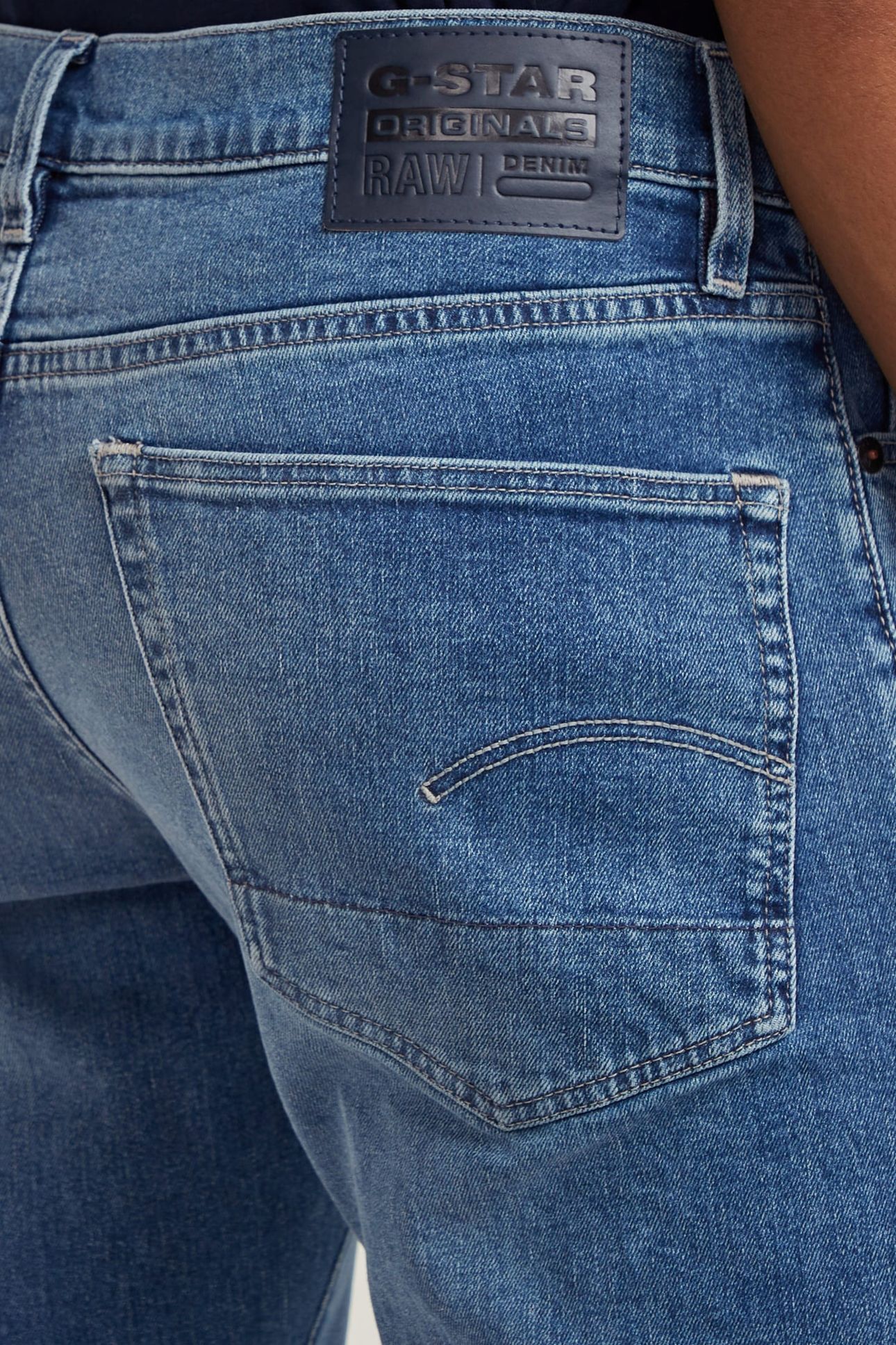 3301 REGULAR TAPERED MEDIUM BLUE 6