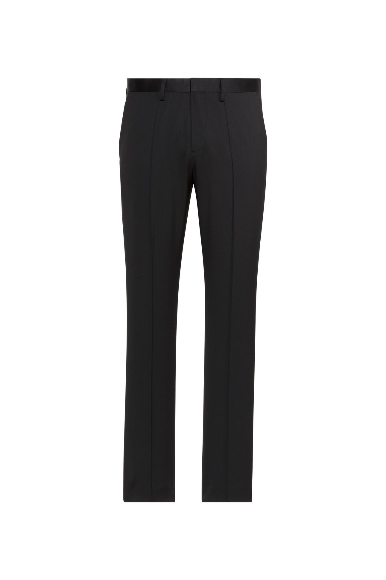TUXEDO ITALIAN WOOL TROUSERS BLACK 4