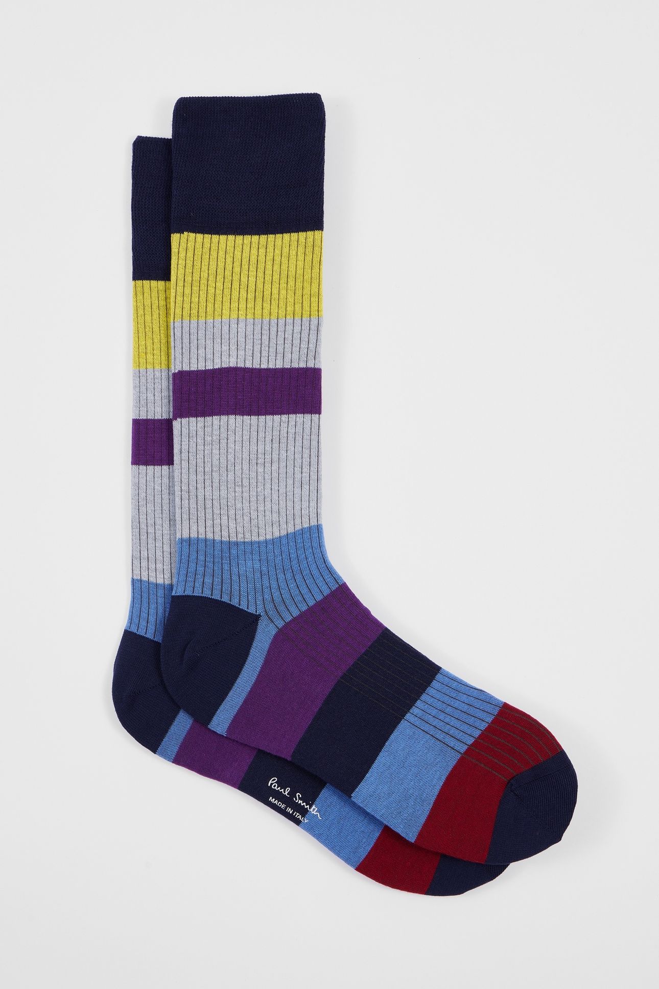 MEN SOCK IGGY RIB NAVY 4