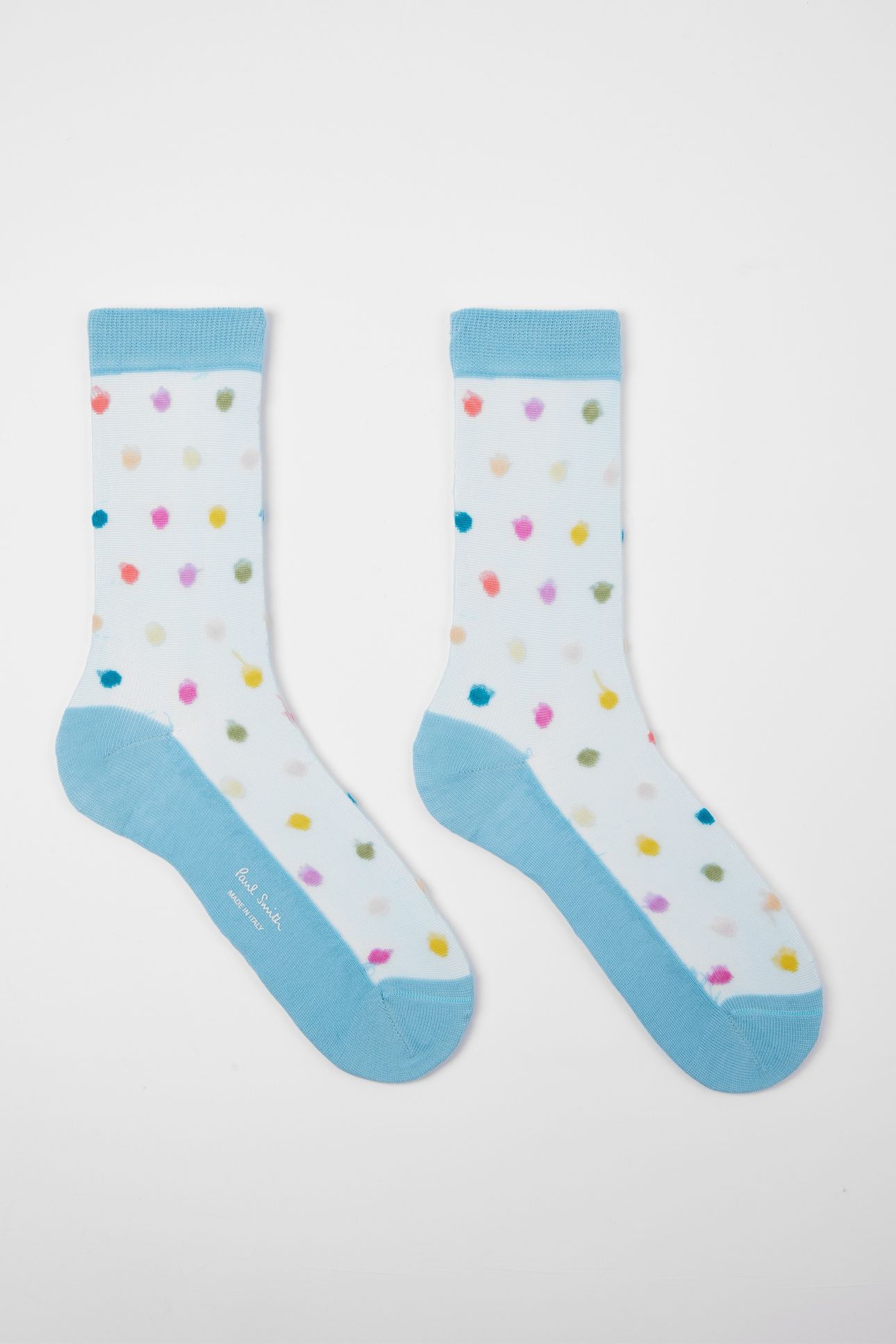 WOMEN SOCK JEM POLKA TURQUOISE 4