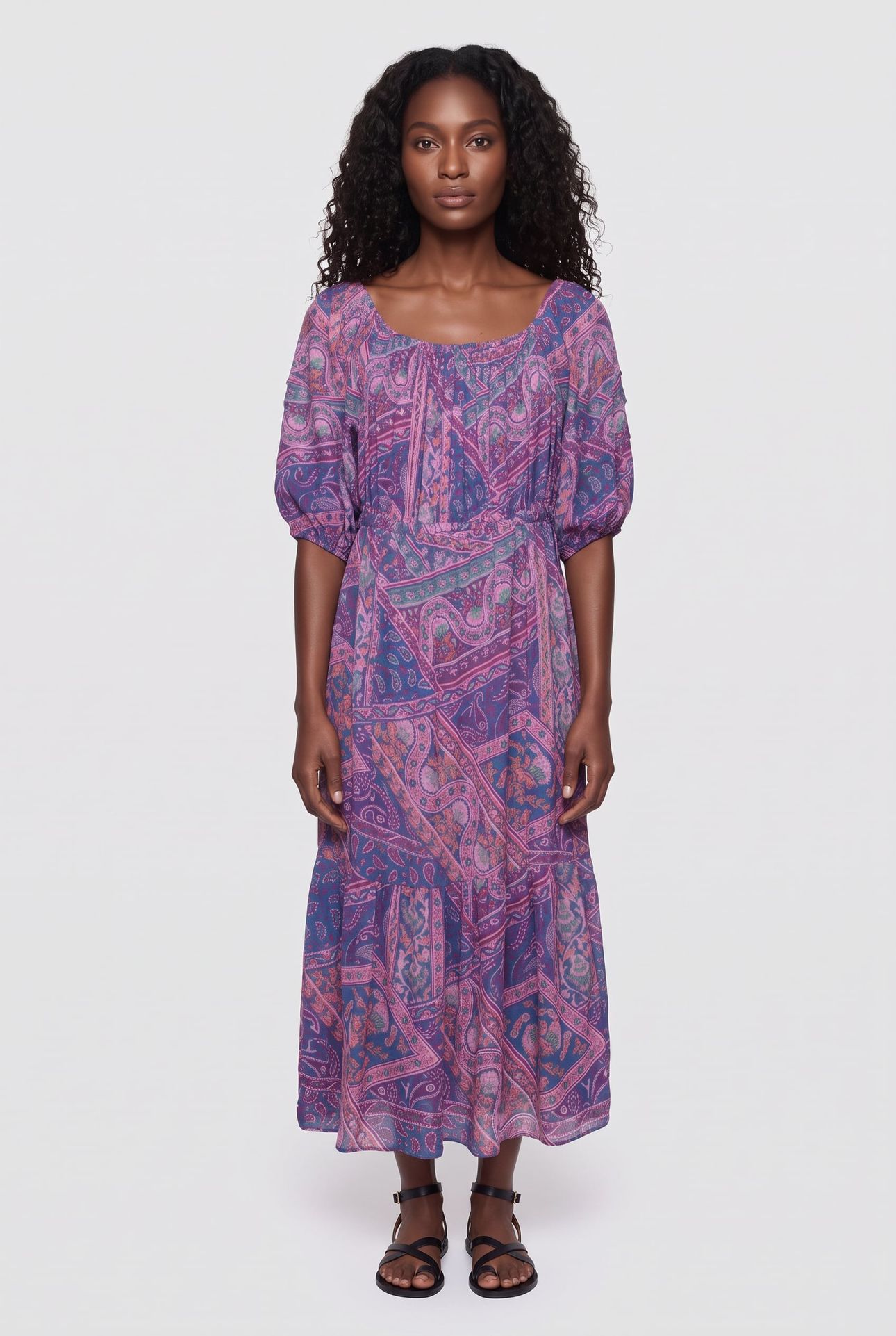 MID-LENGTH DRESS BLUE 1