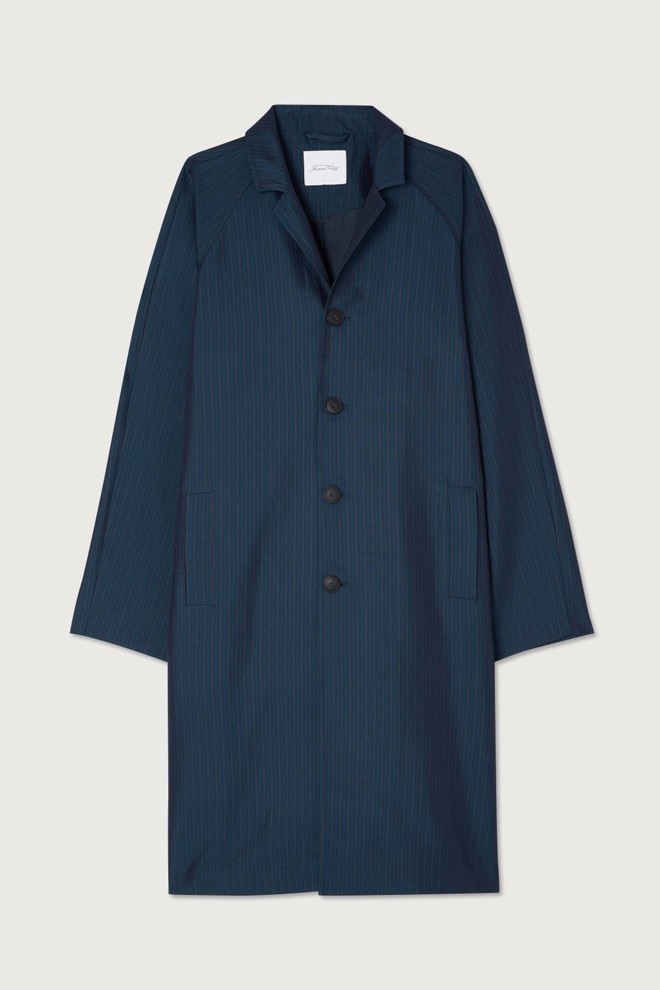 DIGSTONE COAT RAYURES NAVY 1