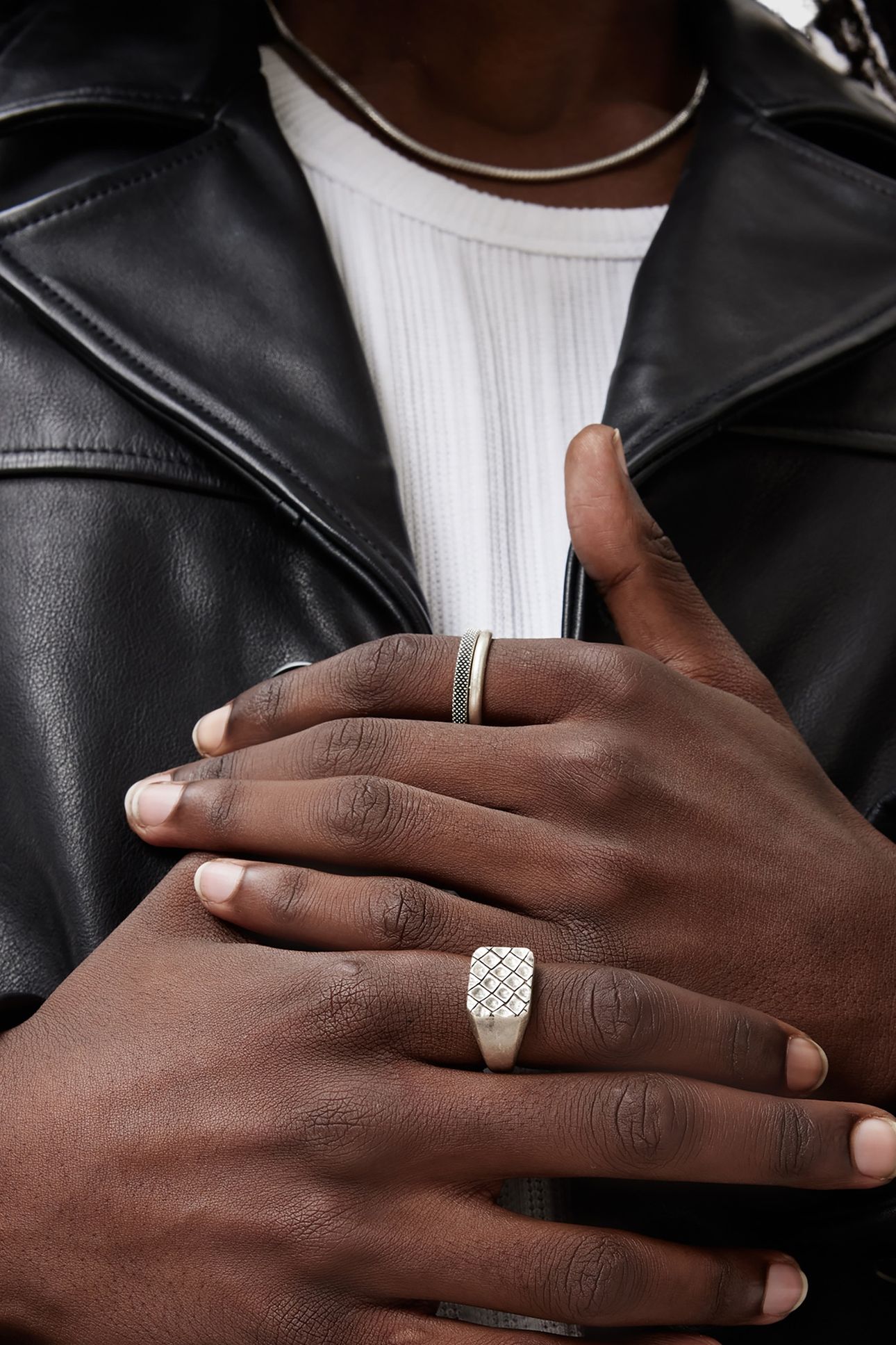 MARS TEX RING SET WARM SILVER 3