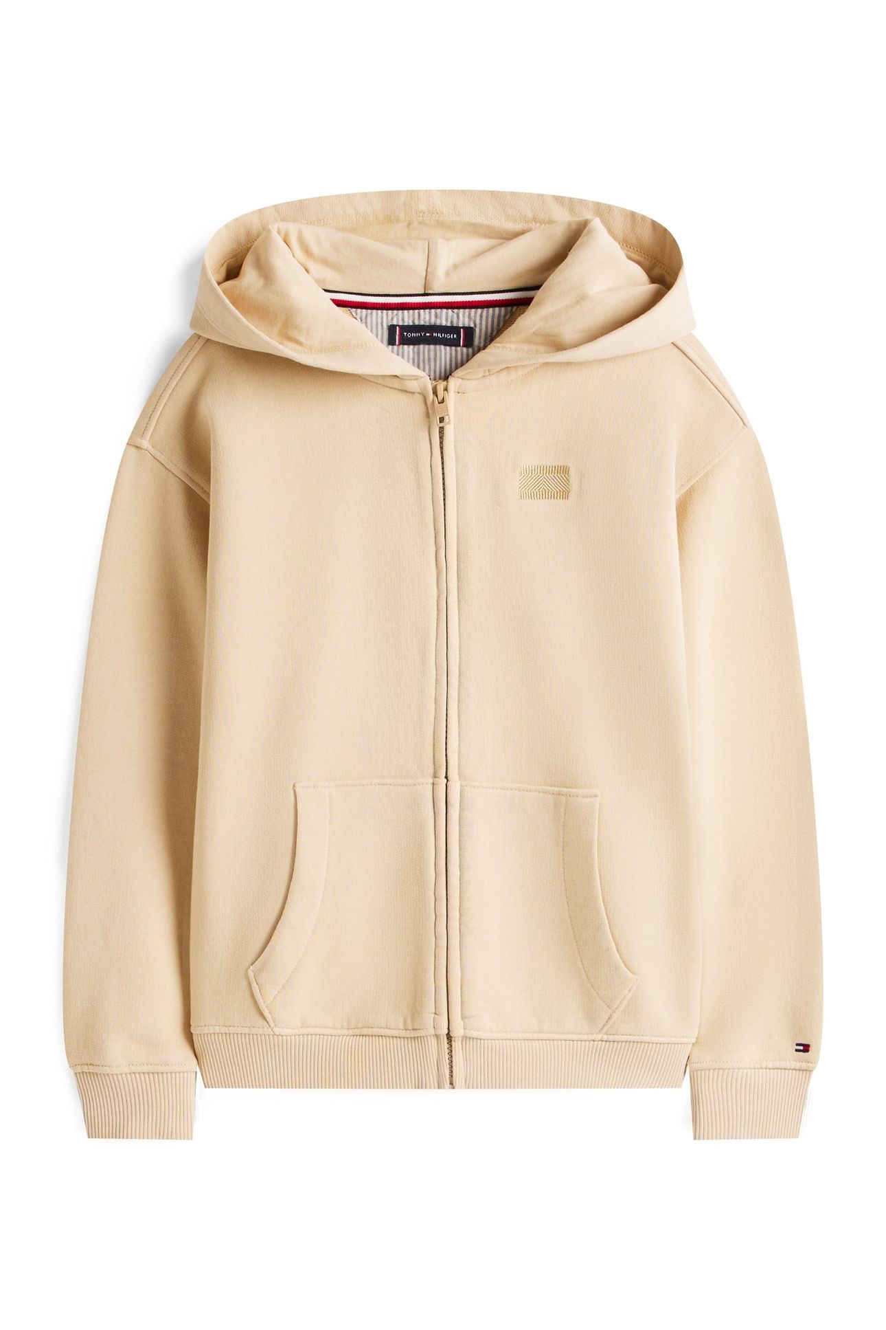 BOYS TONAL FLAG EMB ZIP GENTLE GOLD 4