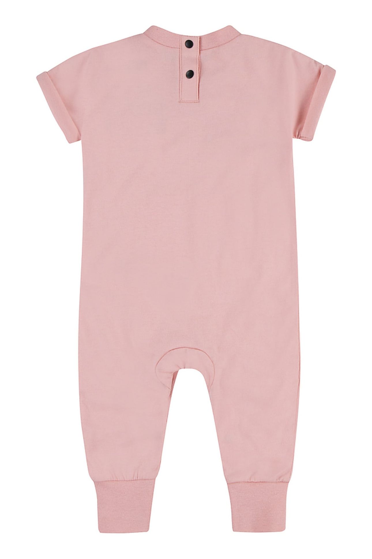 UNISEX SS POSTER LOGO COVERALL QUARTZ PINK 2
