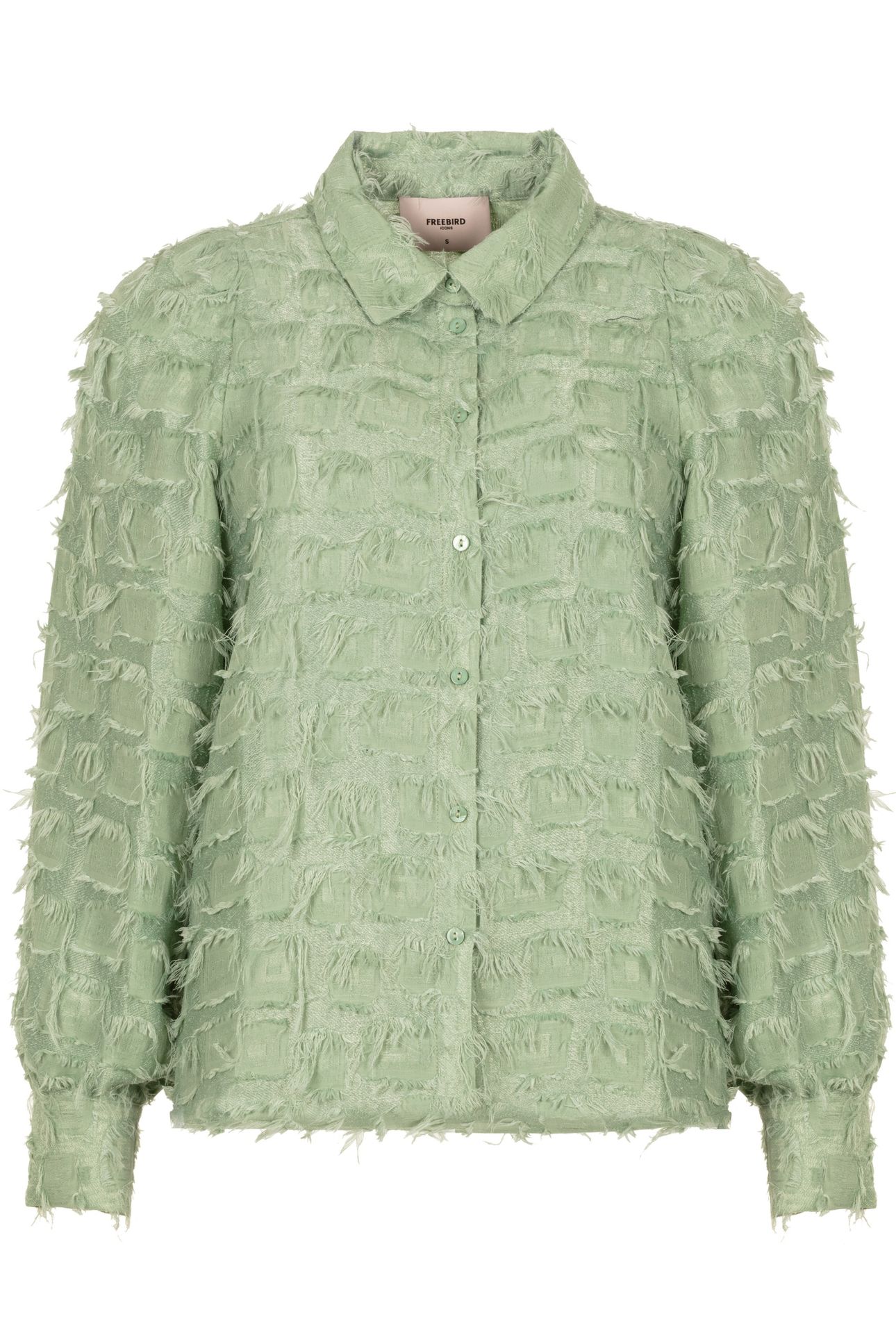 BENDA BLOUSE SAGE GREEN 2