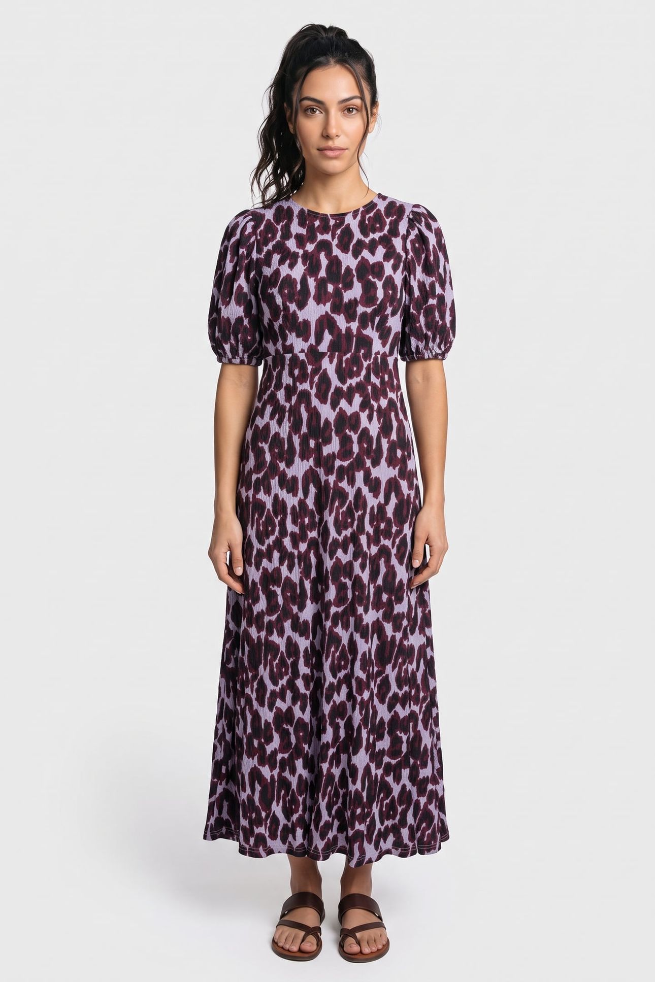 LOLITA DRESS PURPLE PRINT 1