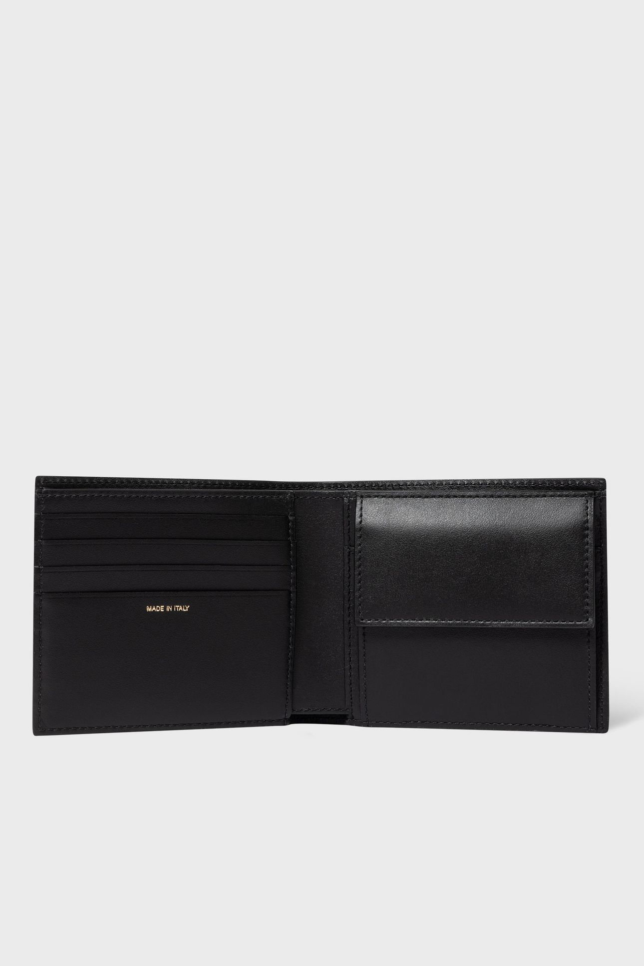 MEN WALLET BILLFOLD COIN BLACK 1