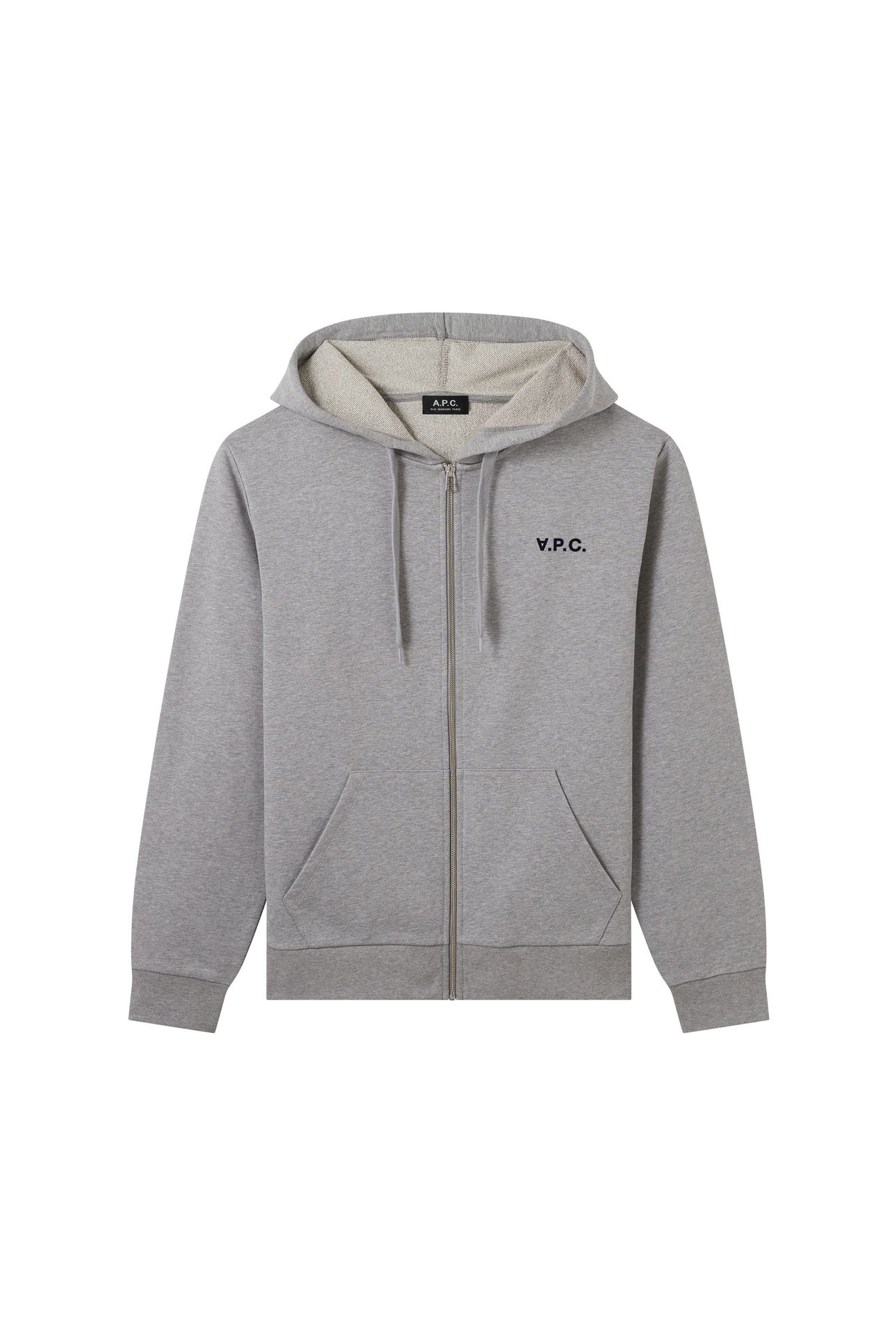 UNISEX HOODIE QUENTIN HEATHERED GREY 1
