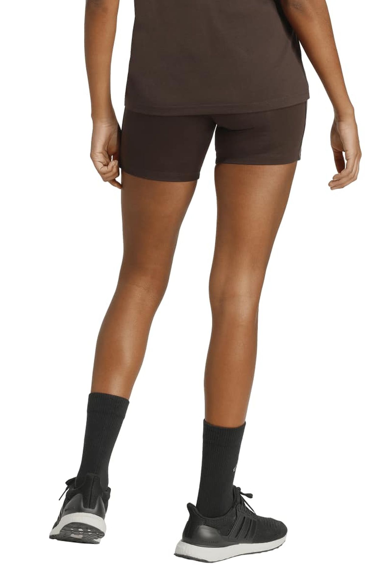 SEASONAL ESSENTIALS LEOPARD PRINT BIKER SHORTS AURORA COFFEE 3