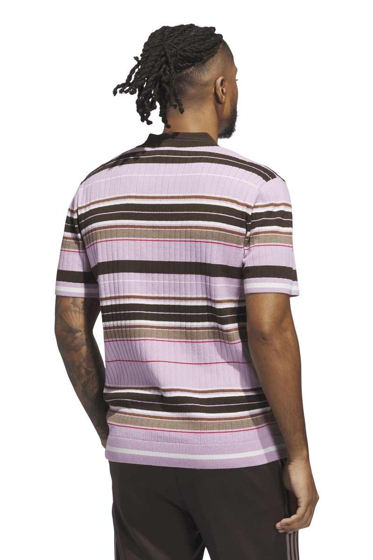 UNISEX MR STRIPE POLO BLISS LILAC 2