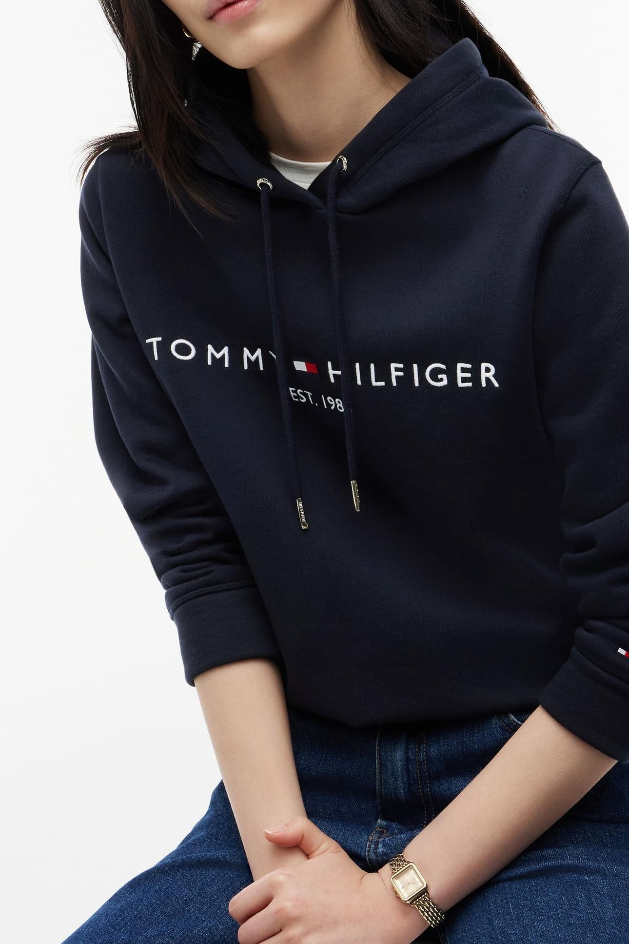HERITAGE HILFIGER HOODIE NAVY BLUE 8