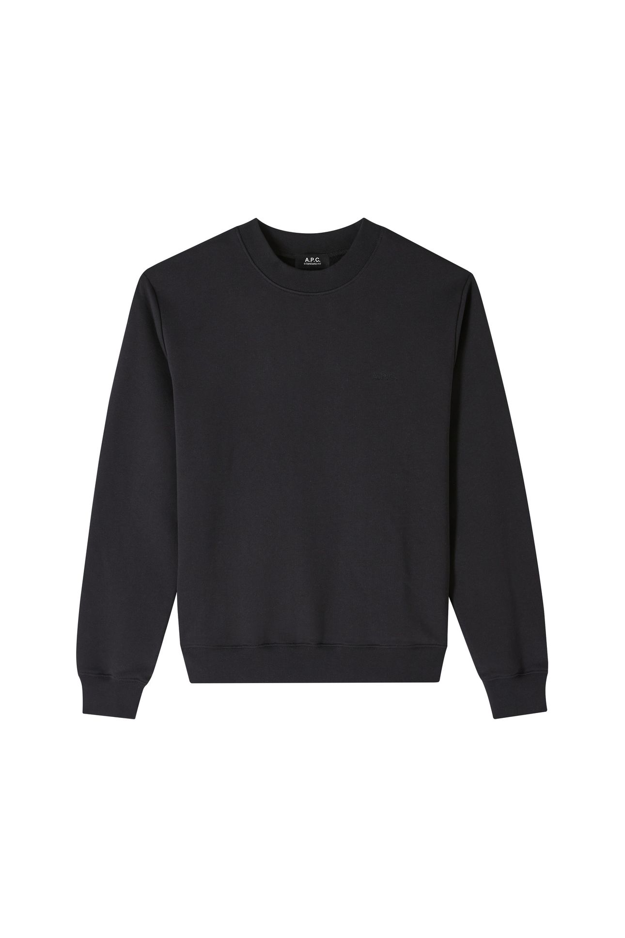 UNISEX SWEATSHIRT STANDARD EMBROIDERED BLACK 2
