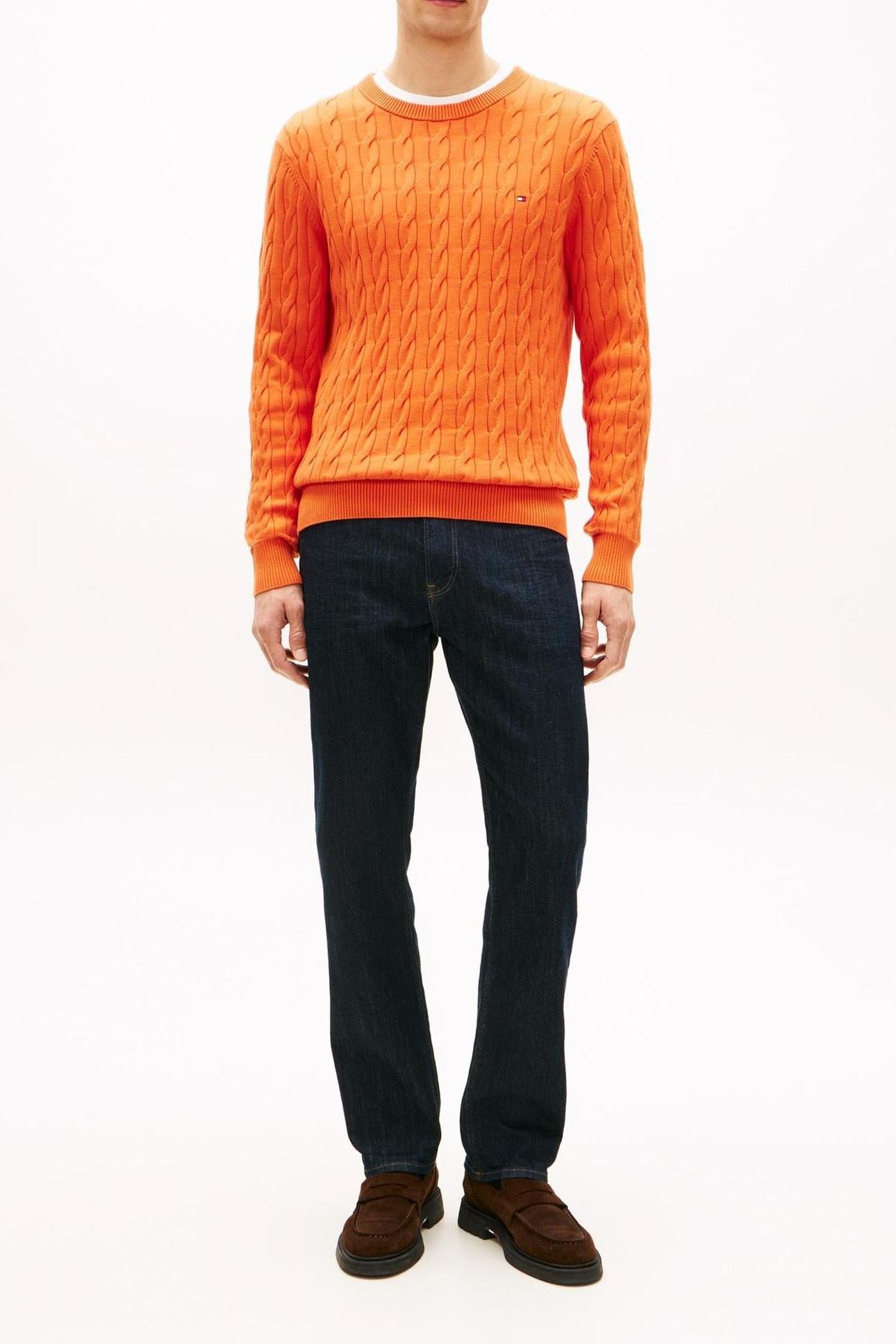 CLASSIC COTTON CABLE BRILLIANT ORANGE 1