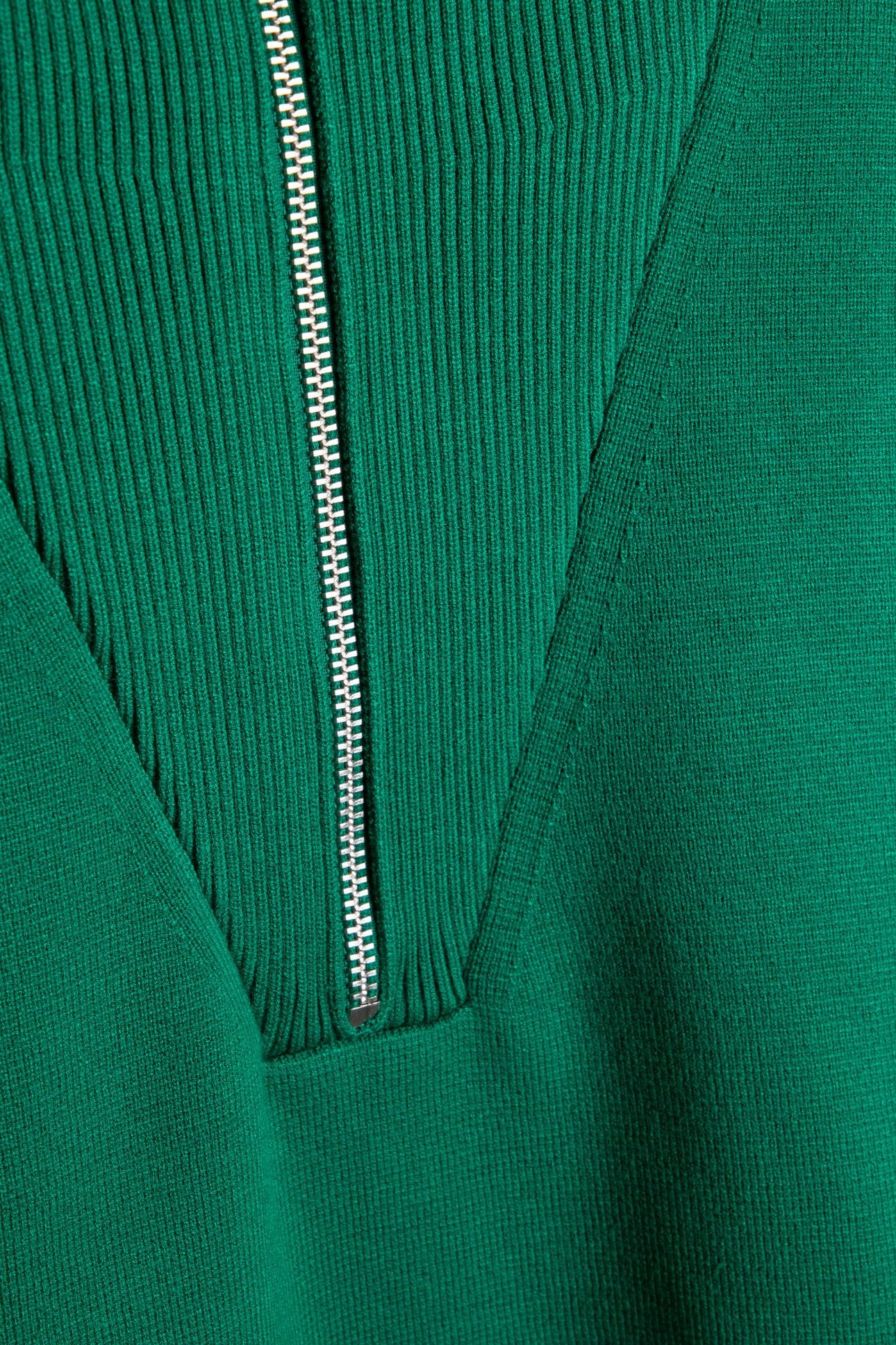 LS SNOWY TECH KNIT SWEATER DECO GREEN 4