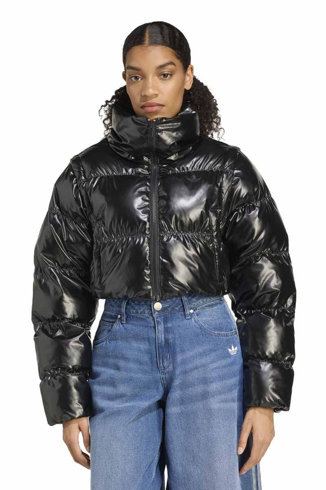 ESSENTIAL GLOSSY PUFFER BLACK 3
