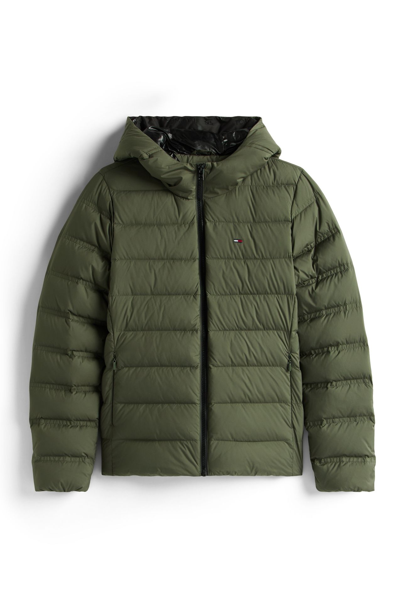 TJW SLIM HOOD JACKET PEWTER GREEN 4