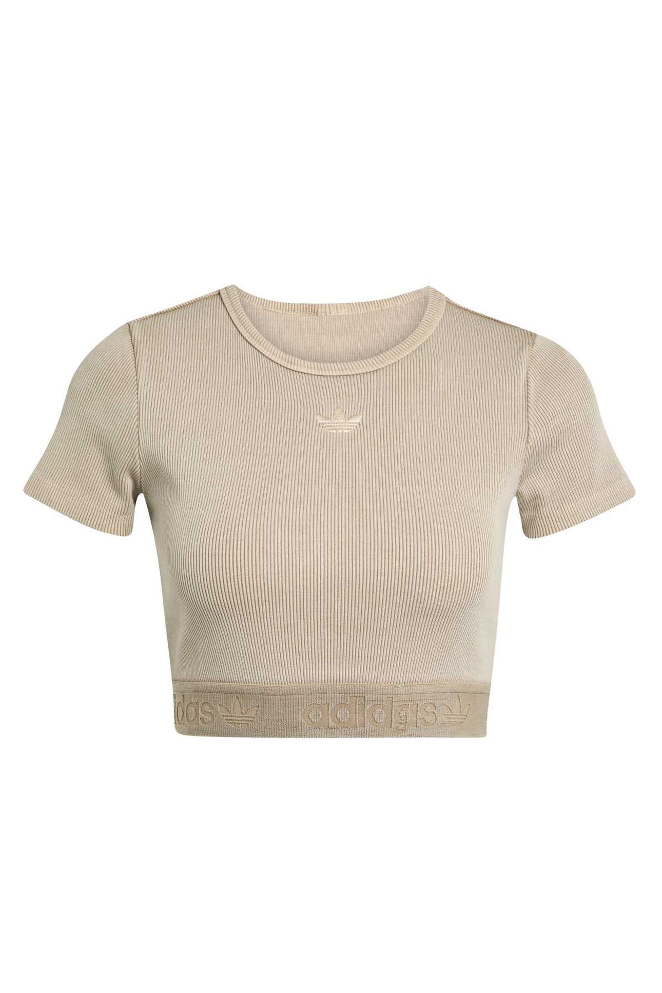 RIB TEE WASH STONE KHAKI 4