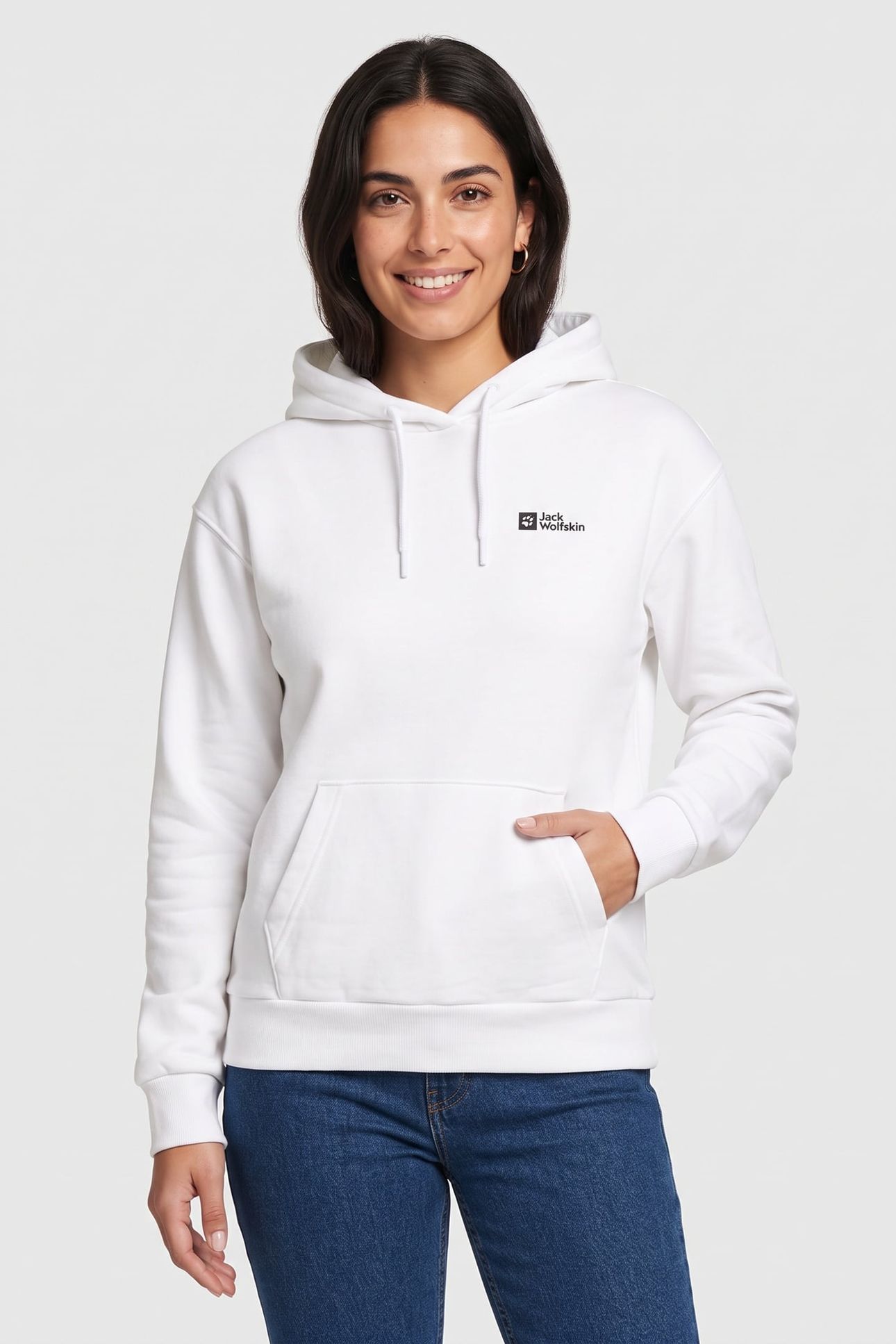 ESSENTIAL HOODIE WHITE RUSH 1