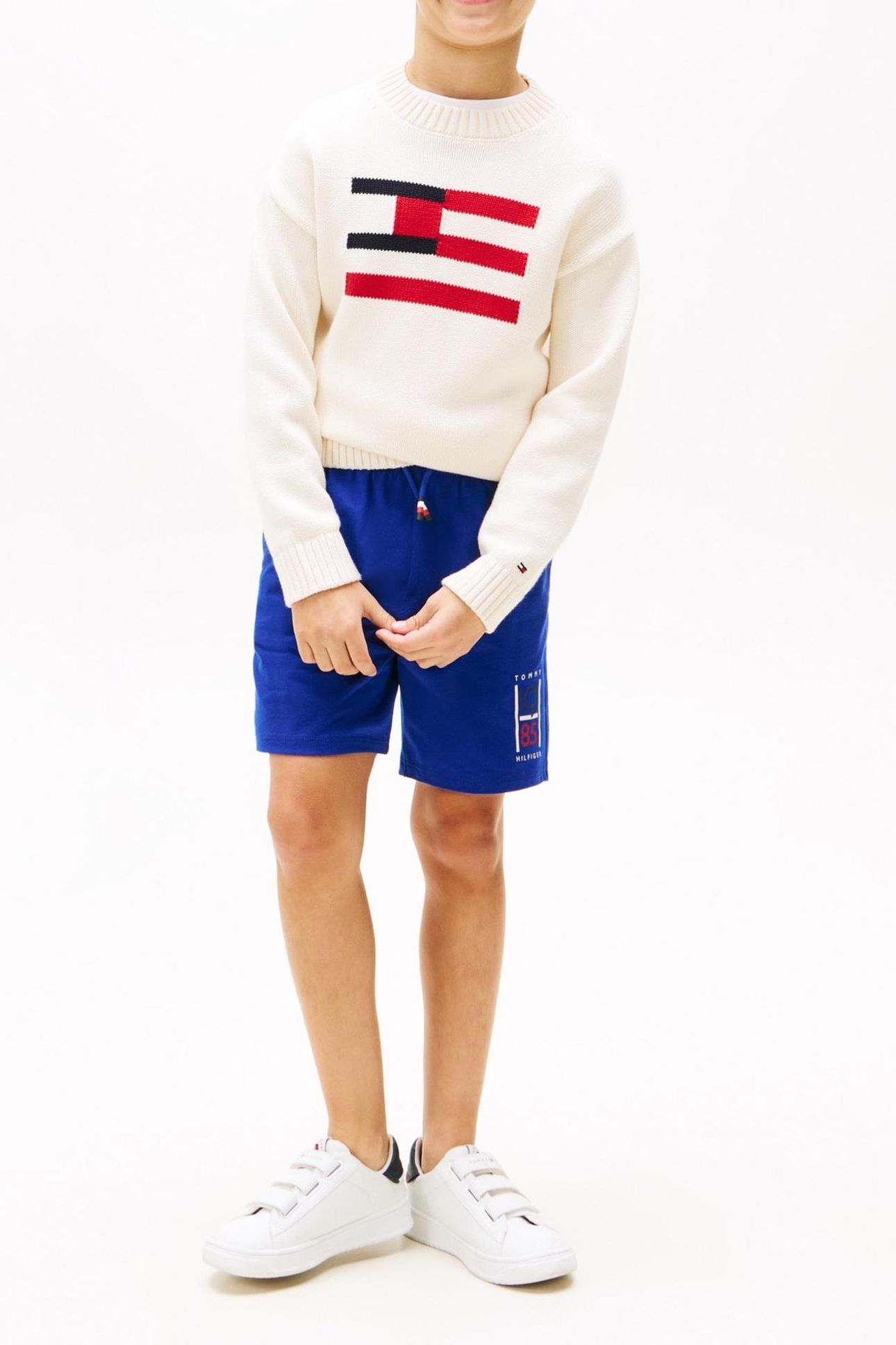 BOYS TH GRAPHIC SWEATSHORT WEDGE BLUE 3