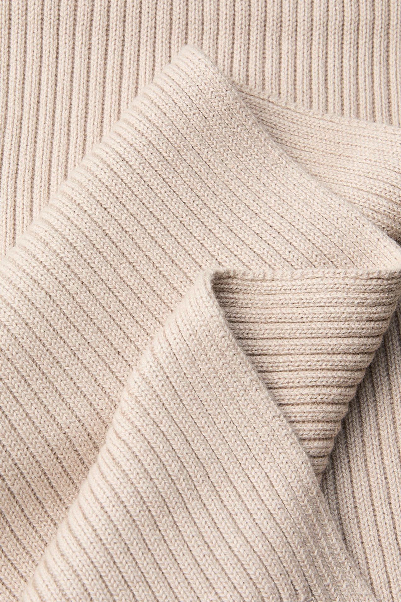 PATCH CHUNKY RIB COTTON SCARF CHATEAU GRAY 4