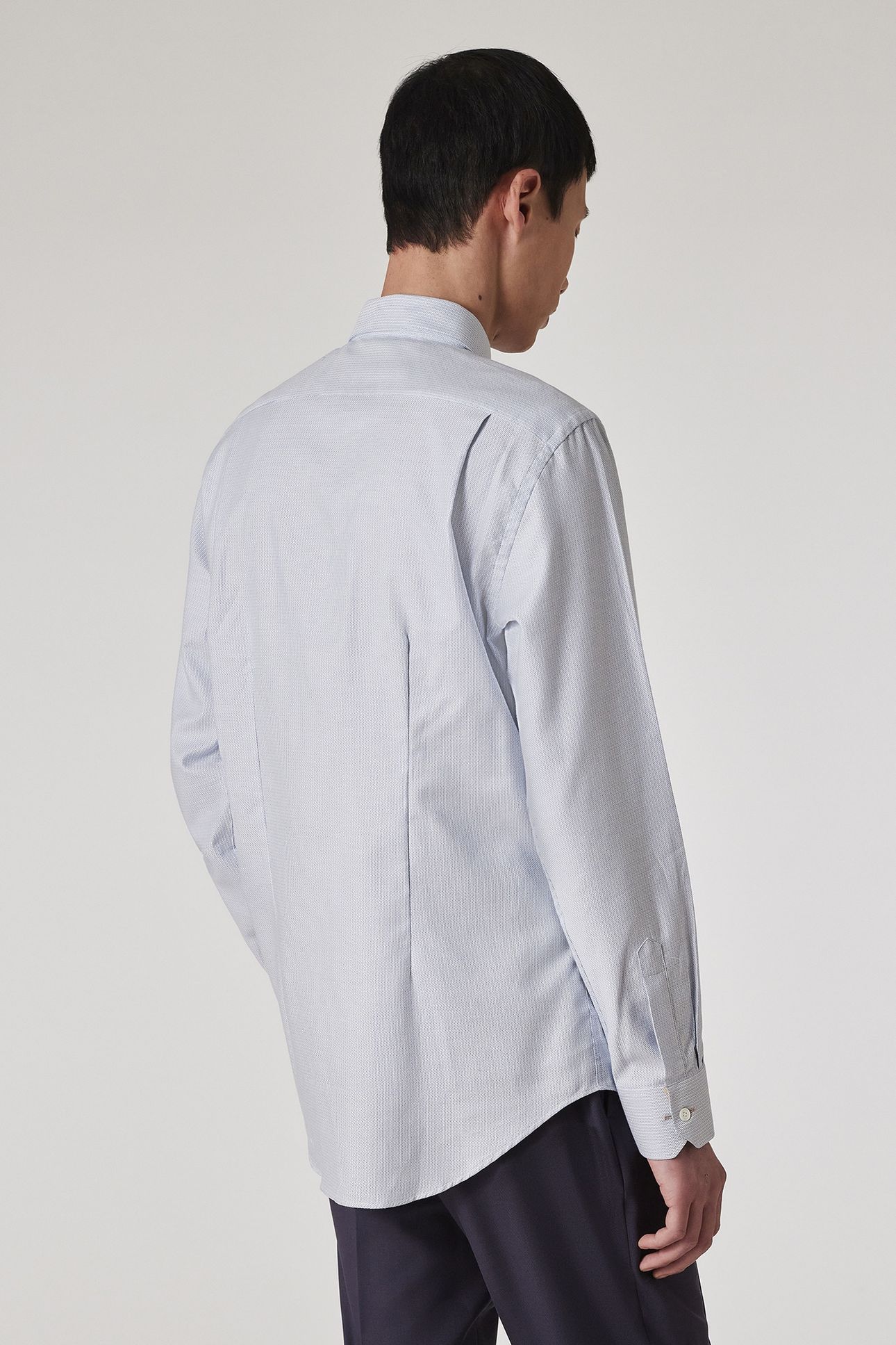 MENS S/C TAILORED FIT SHIRT TURQUOISE 3