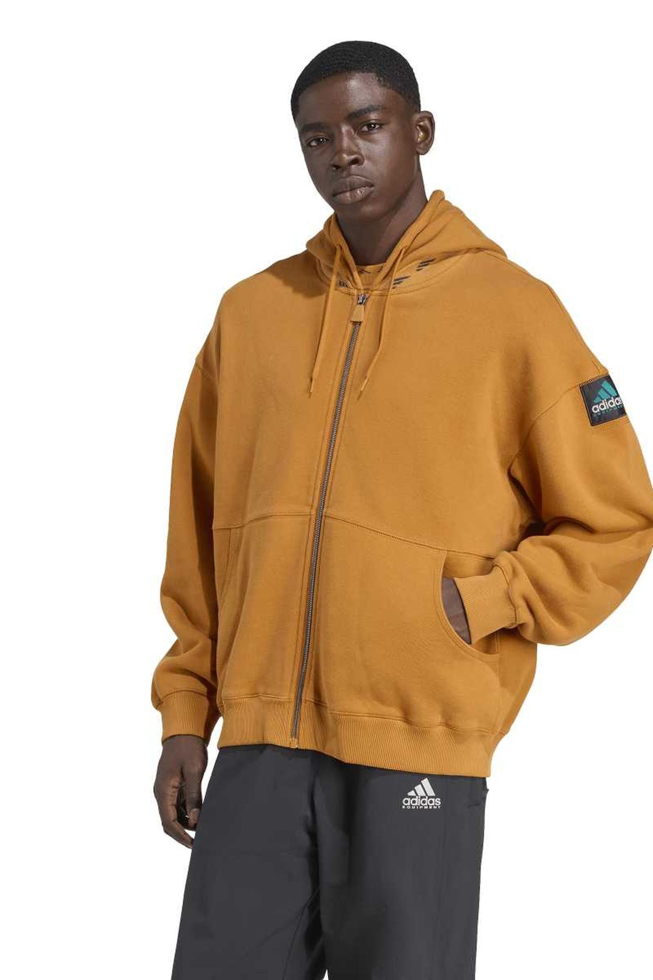 UNISEX EQT HOODIE CRAFT OCHRE 1