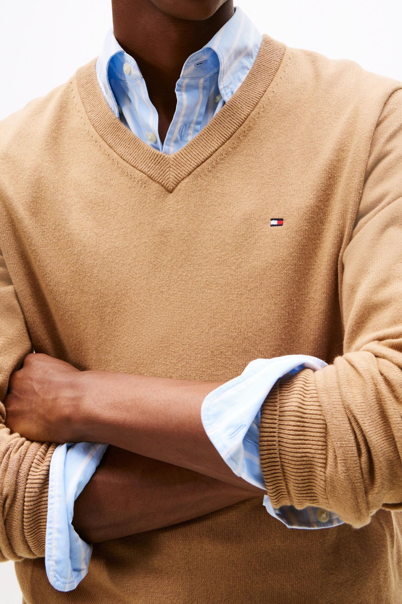 PIMA COTTON CASHMERE SWEATER TIMELESS CAMEL 5