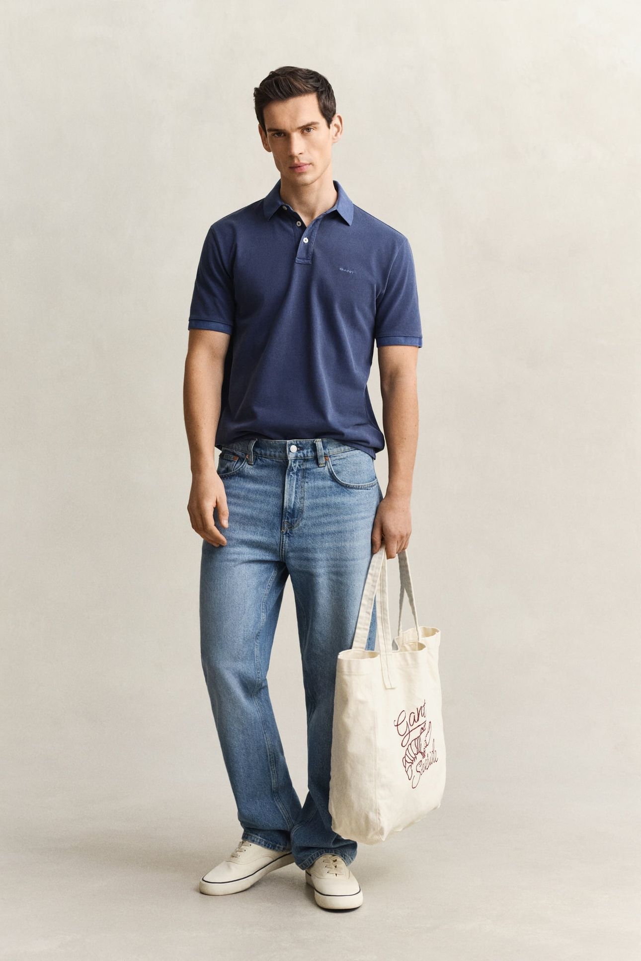 SUNFADED SS POLO PERSIAN BLUE 3