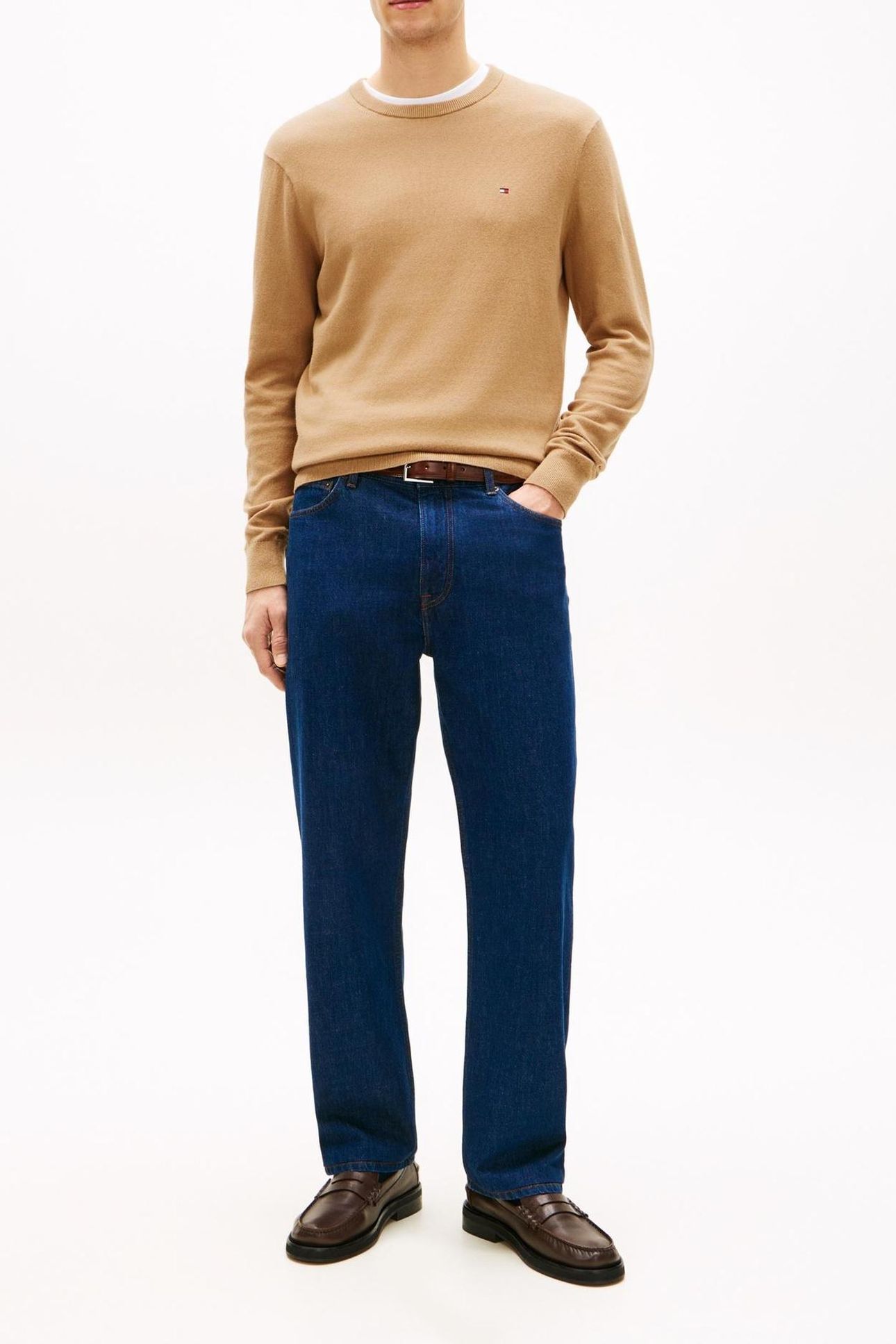 PIMA COTTON CASHMERE SWEATER TIMELESS CAMEL 3