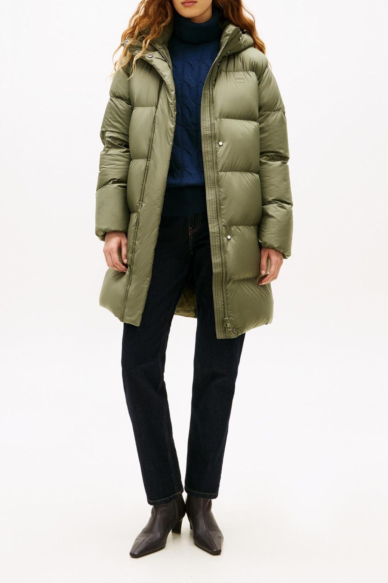 MODERN DOWN REG COAT UTILITY OLIVE 1
