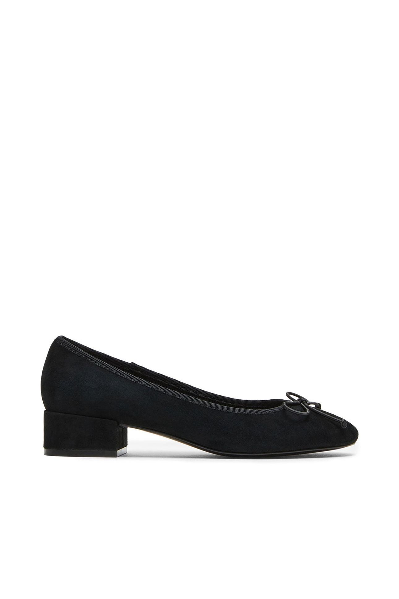 CHERISHER FLAT SHOES BLACK SUEDE 1