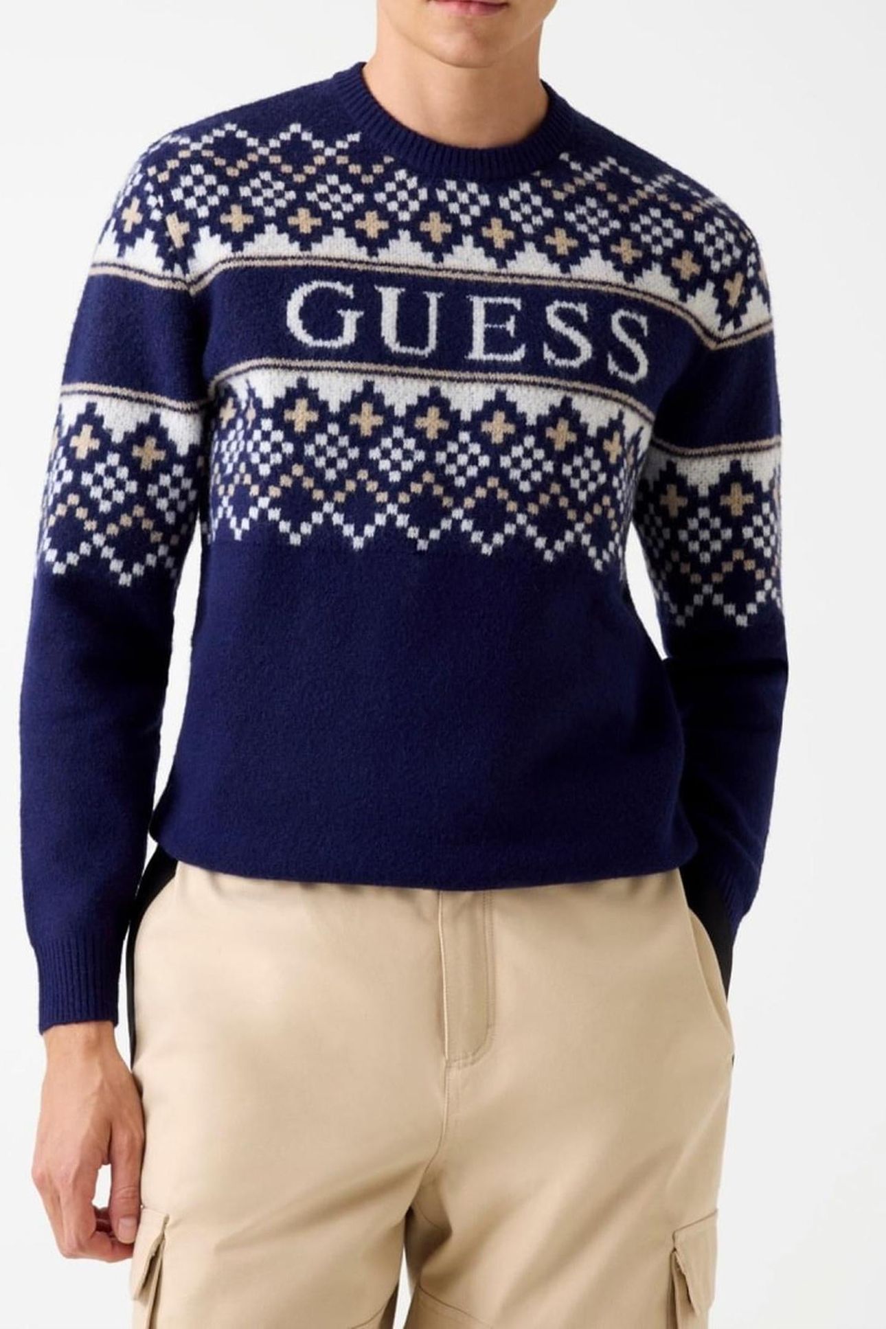 SKI CN JACQUARD SWTR SMART BLUE 8
