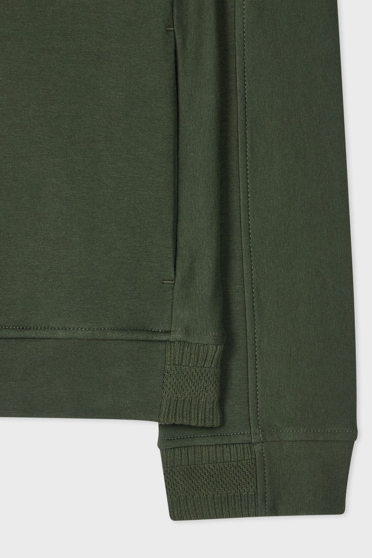 MENS REG FIT ZIP THRU HOODY VERY DARK GREEN 8