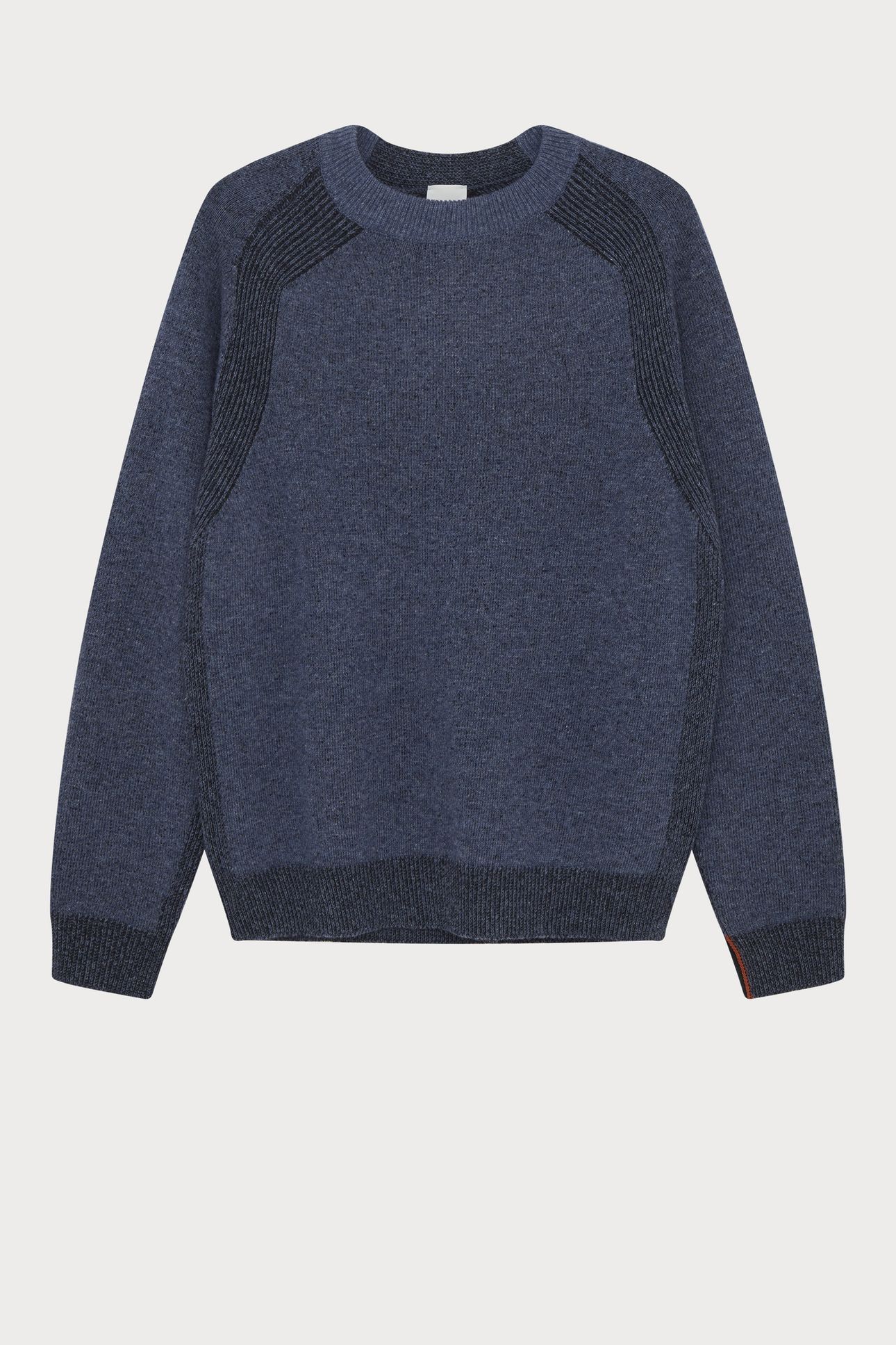 MENS SWEATER CREW NECK GREYISH BLUE 5
