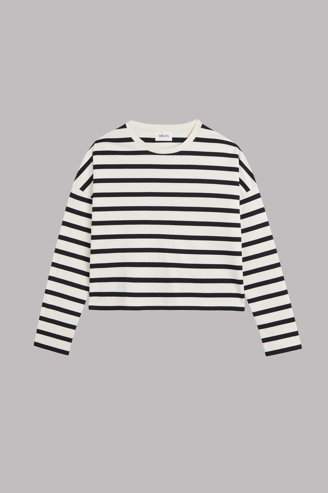 THE STRIPED LOOSE COTTON LONGSLEEVE 2