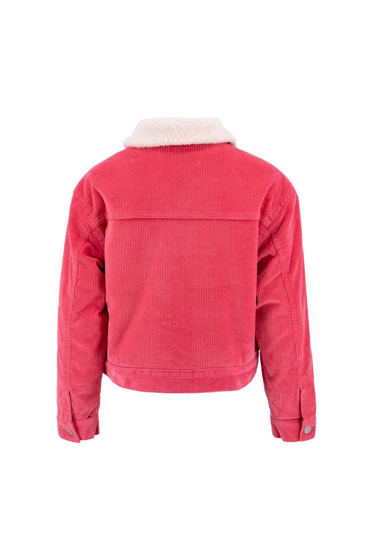 GIRLS BABY BAGGY CORDUROY TRUCKER JACKET RAPTURE ROSE 2