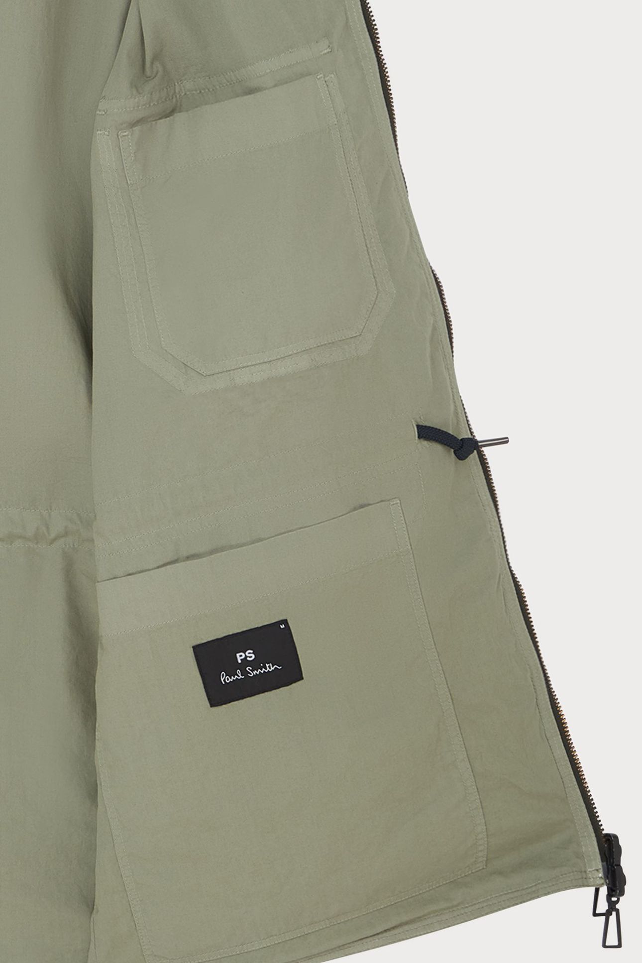 MENS REVERSIBLE HOODED JACKET LT GREYISH GREEN 10
