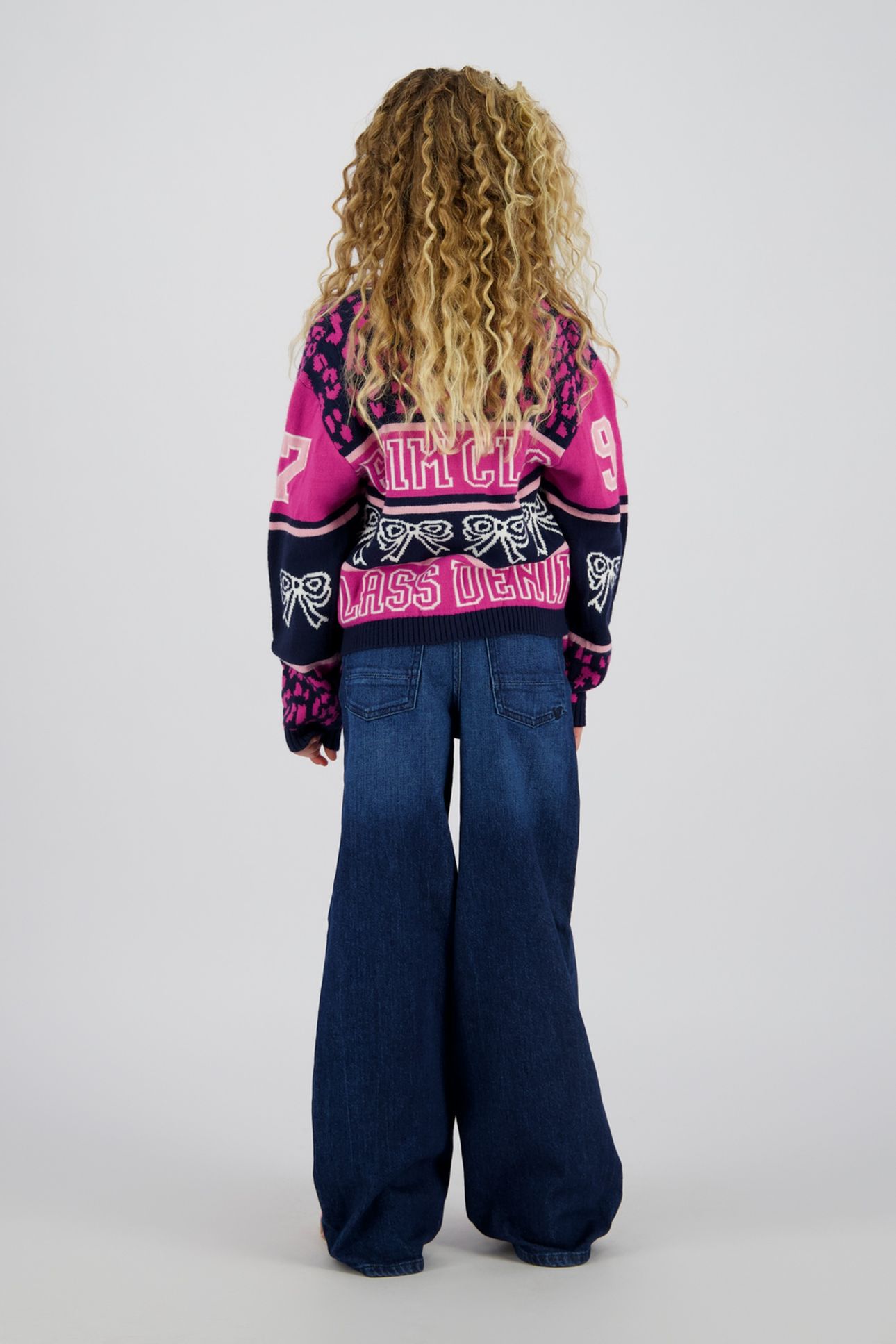 GIRLS MINDY CARDIGAN DARK BLUE 2