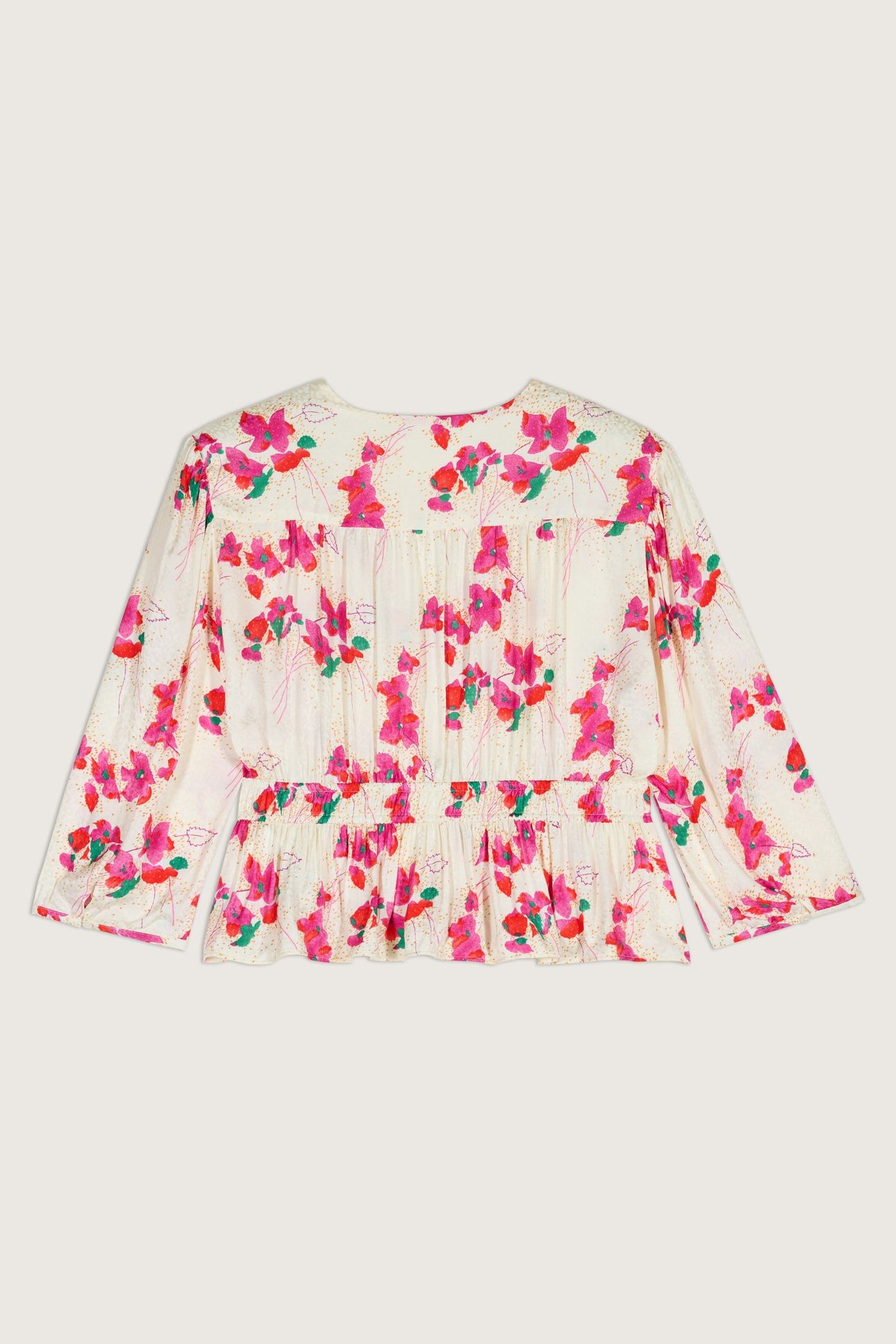 SHORT SLEEVES TOP ECRU 4