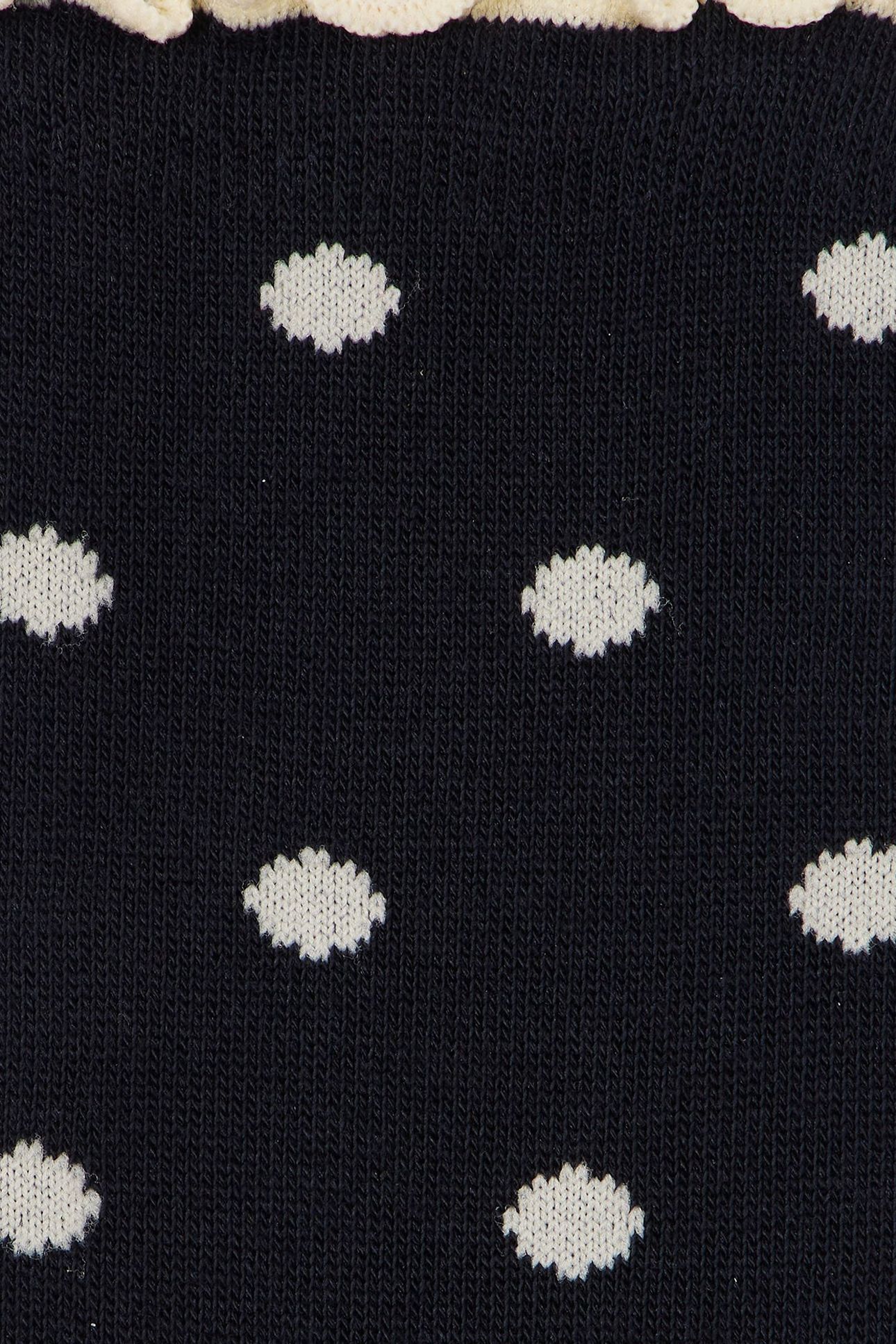 WOMEN SOCK JENNY POLKA NAVY 8