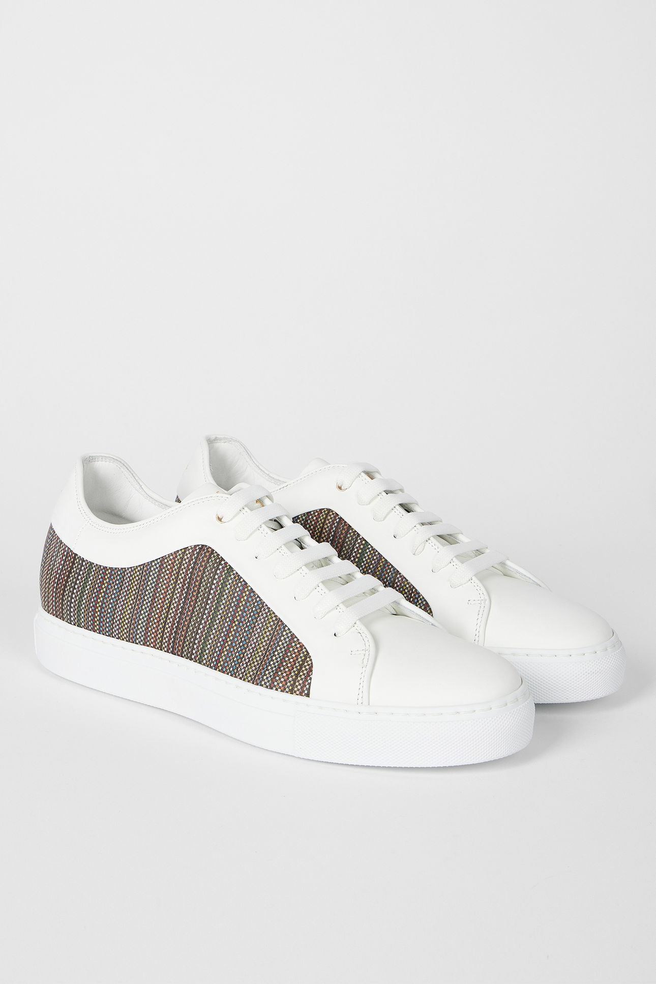 MENS SHOE BASSO SIGNATURE STRIPE MULTI COLOURED 5