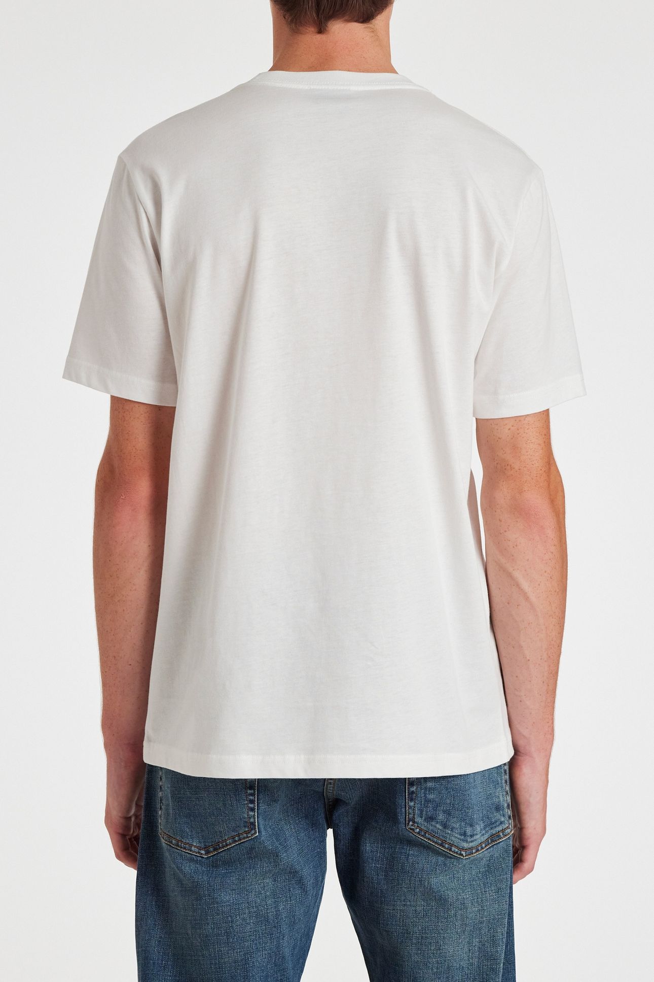 MENS REG FIT TSHIRT PS WHITE 2