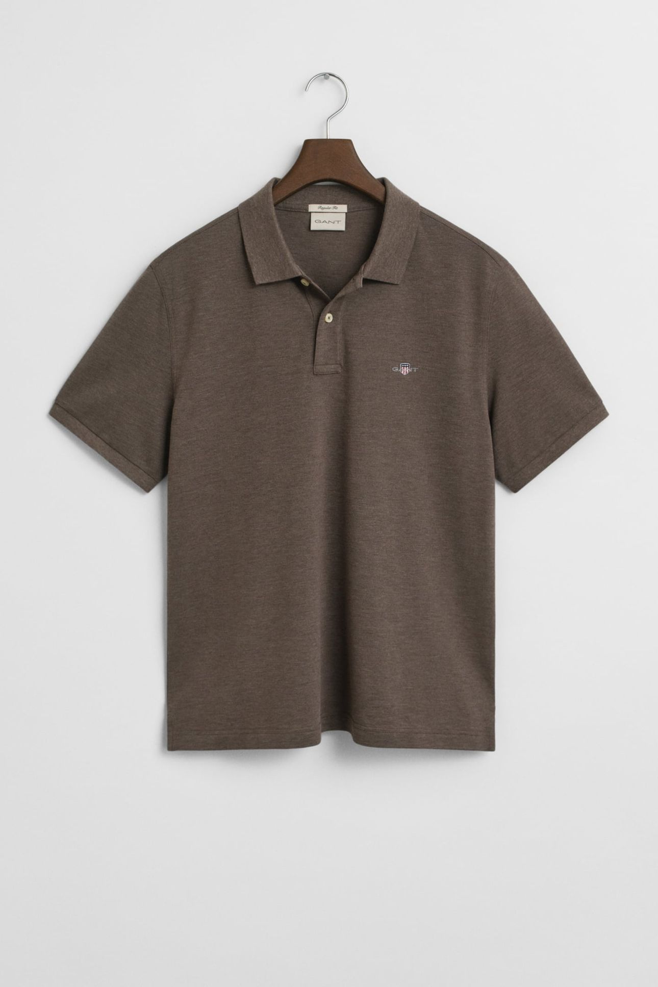 CLASSIC REGULAR POLO SHIRT SEAWOOD MELANGE 4